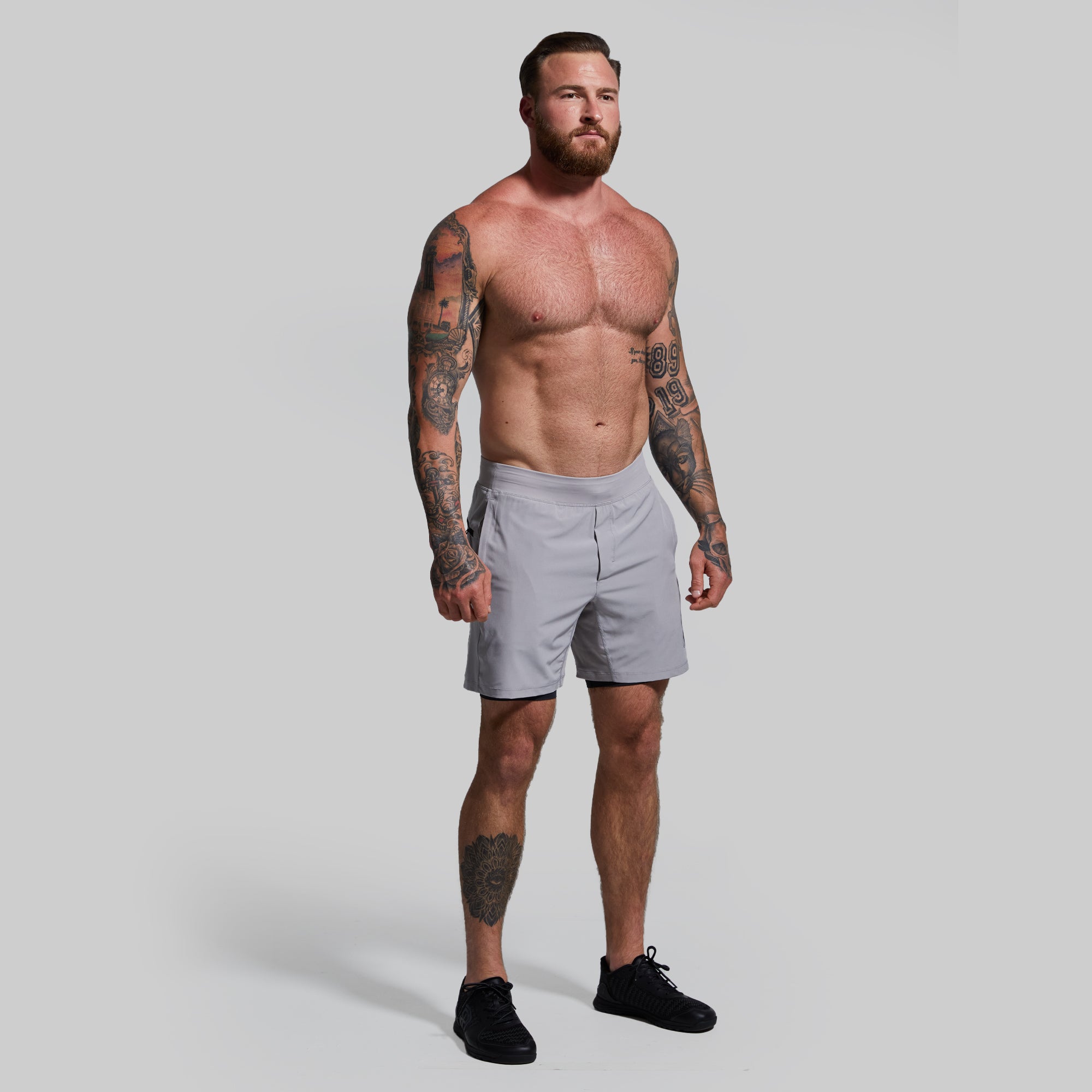 Versatile Short w/ Compression 7 (Stone) - Image 6