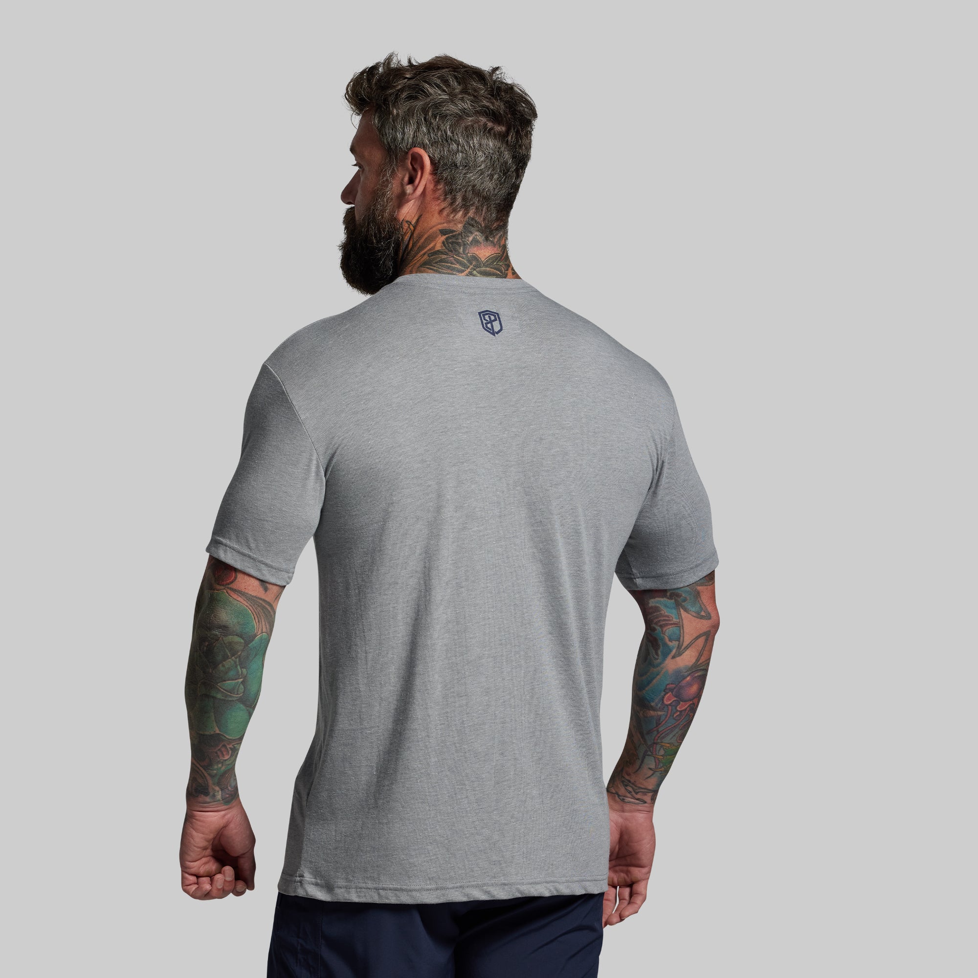 No Excuses Tee (Heather Grey) - Image 2