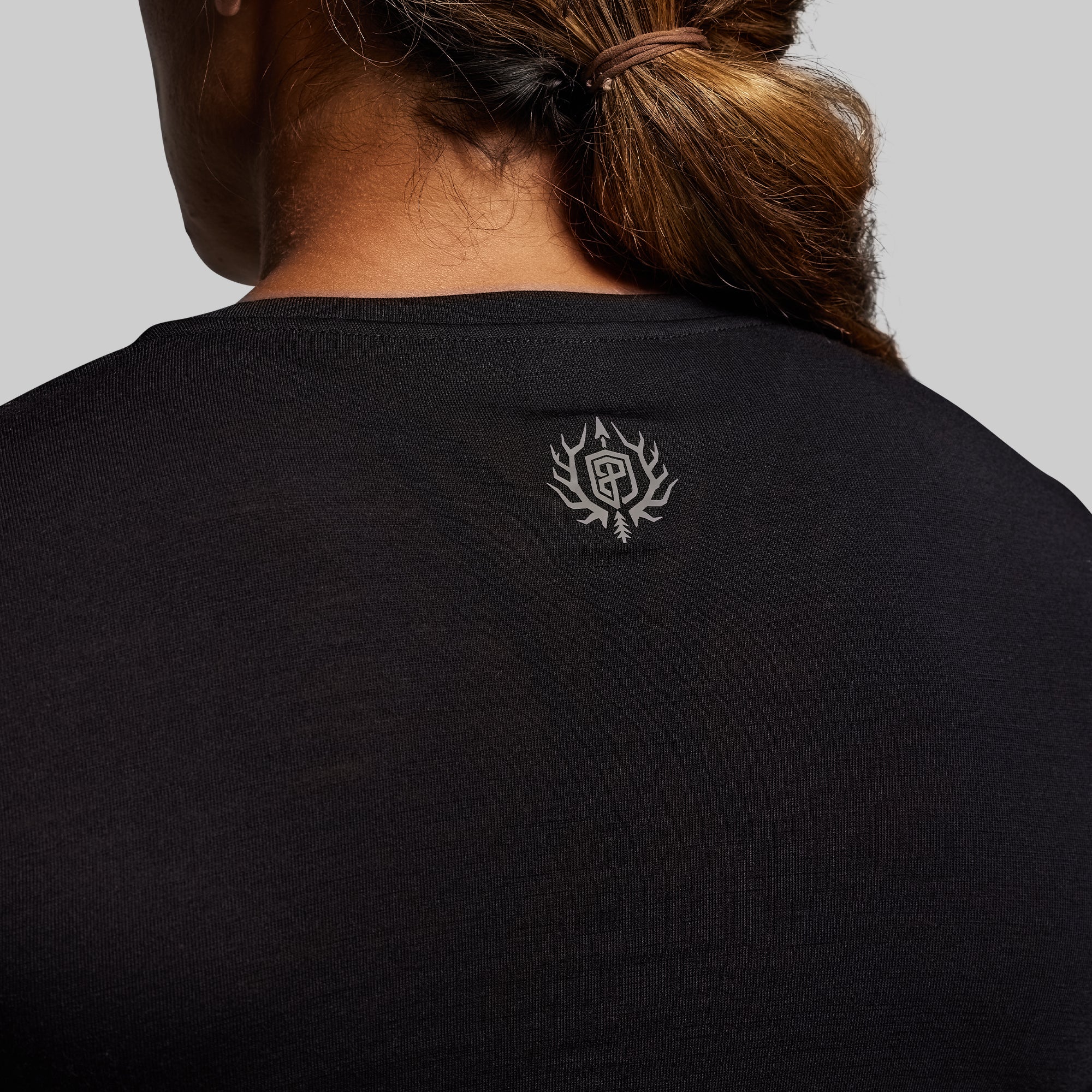 Women's Ridgeline Merino Thermal Top 240 (Black) - Image 3