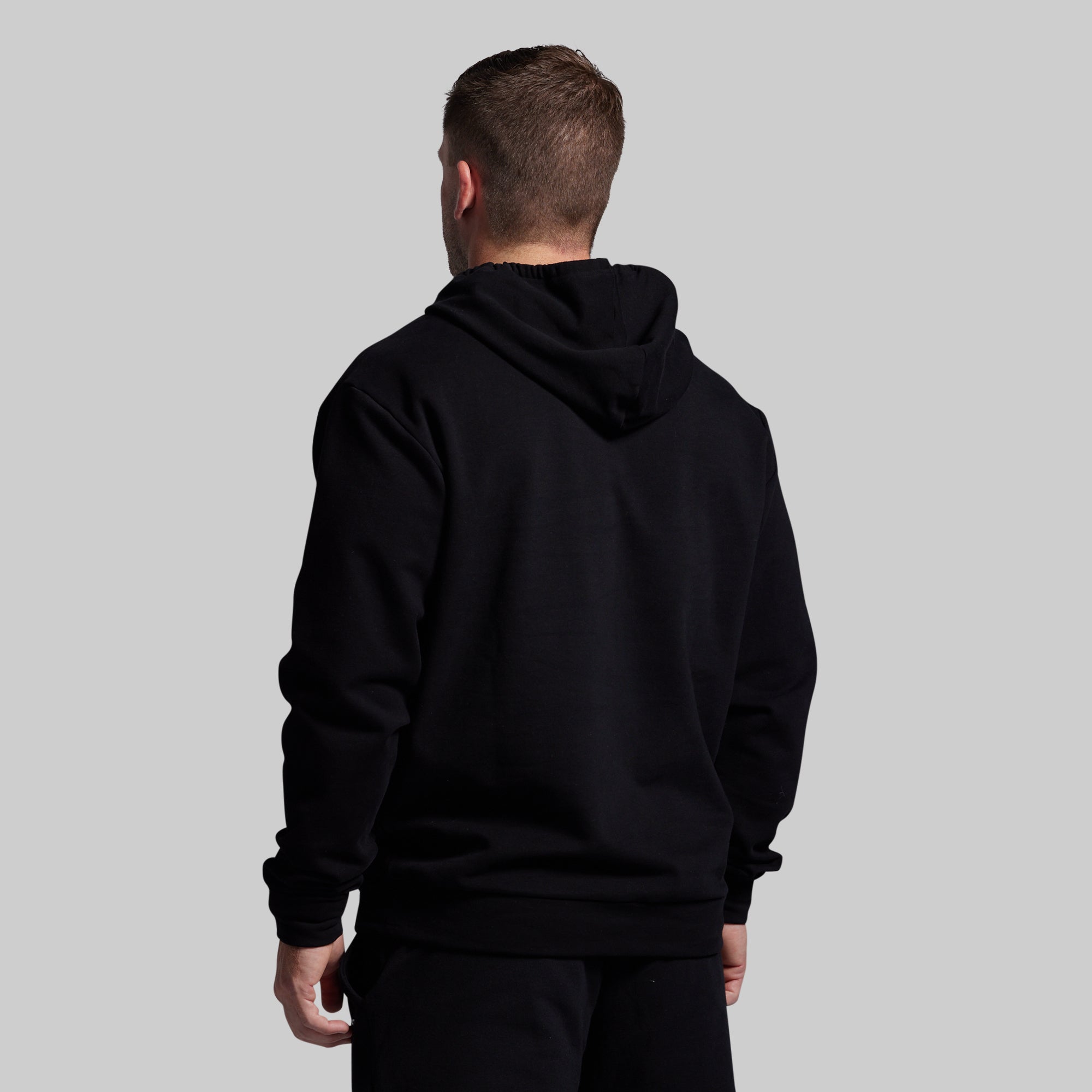 BP Classic Men's Unmatched Hoodie (Black) - Image 2