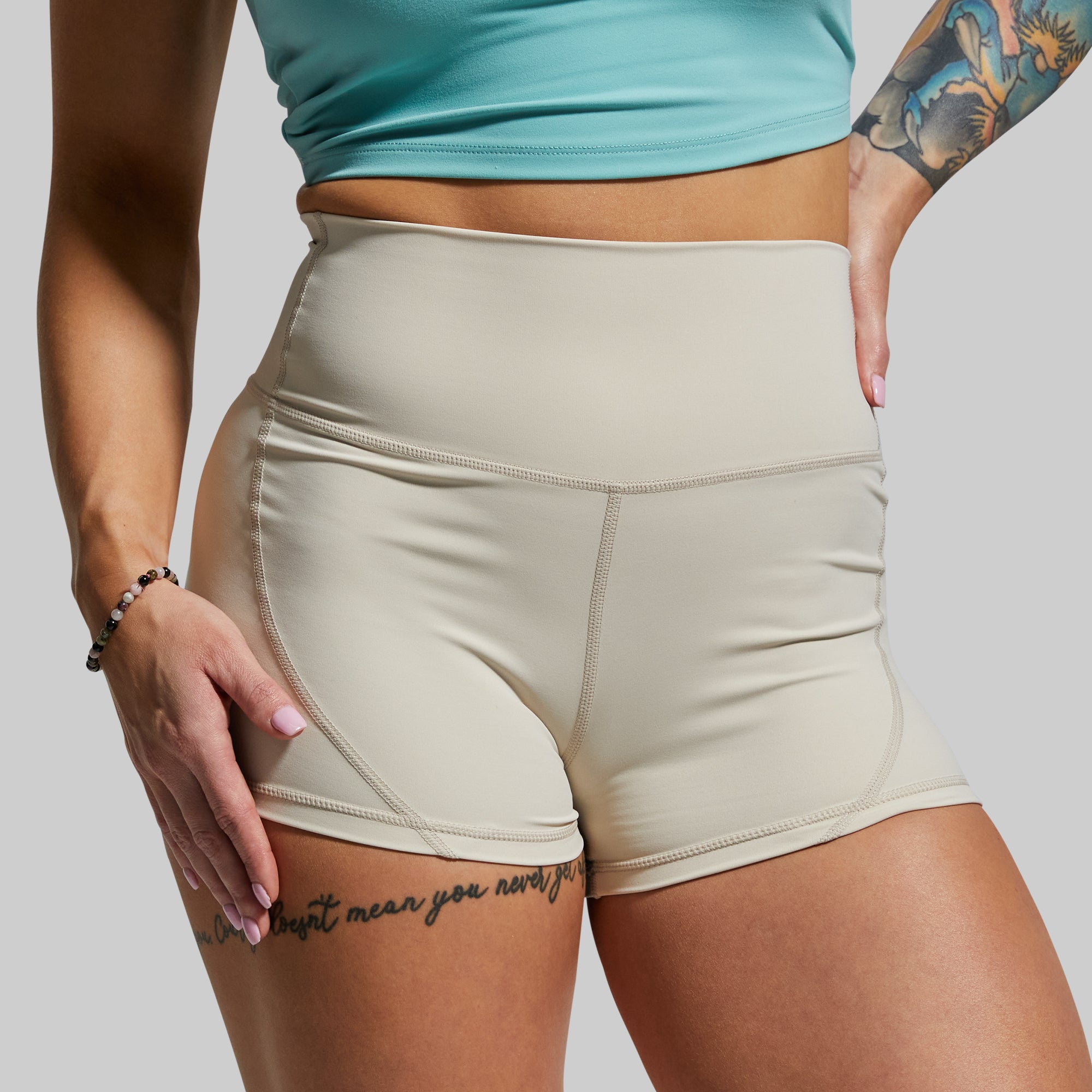 Your Go To Booty Short (Oatmeal) - Image 2