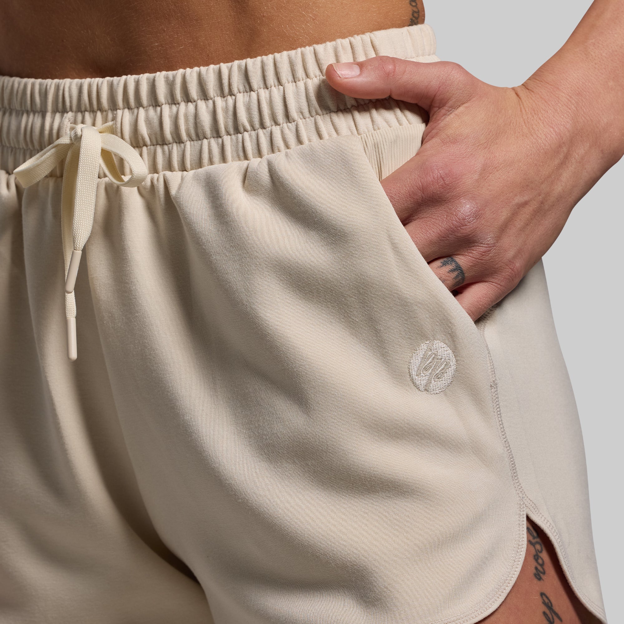 Lounge Lux Short (Oatmeal) - Image 6