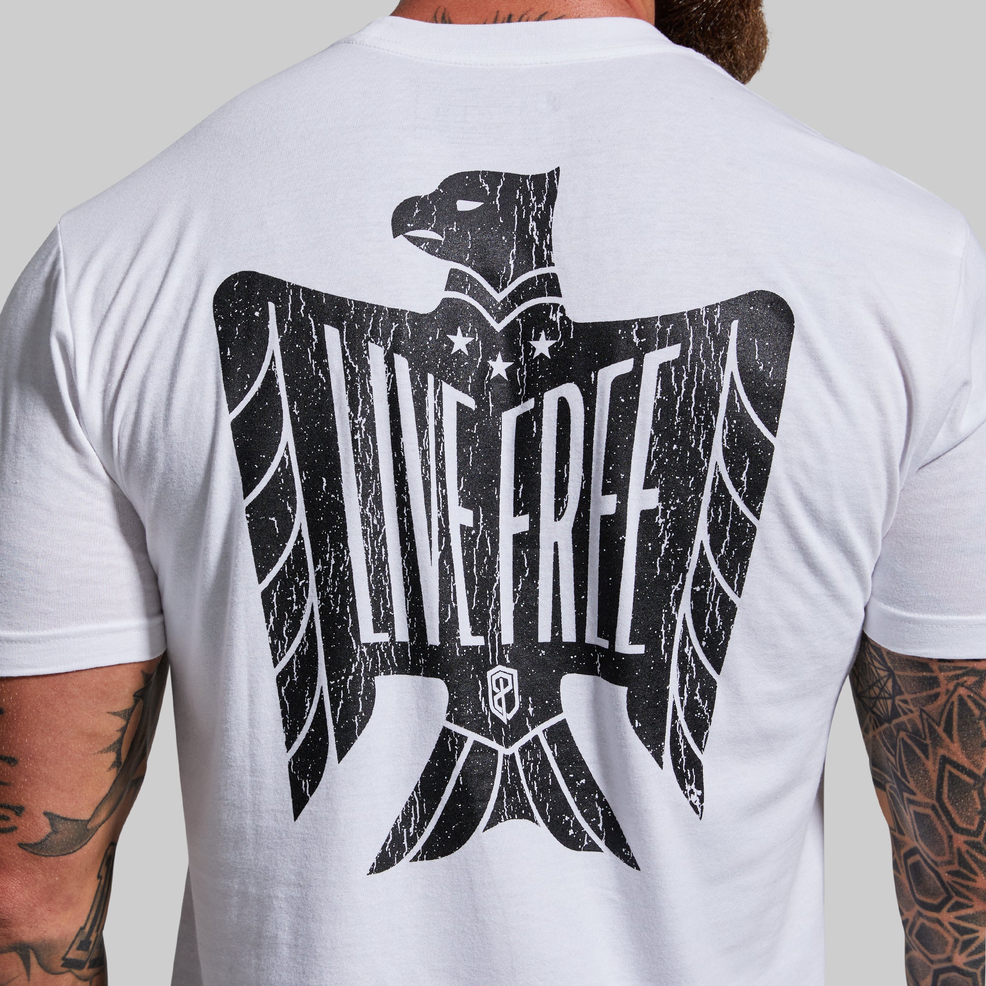 Live Free Tee (White) - Image 4