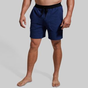 Men's Cloud Short (Heather Midnight Blue)