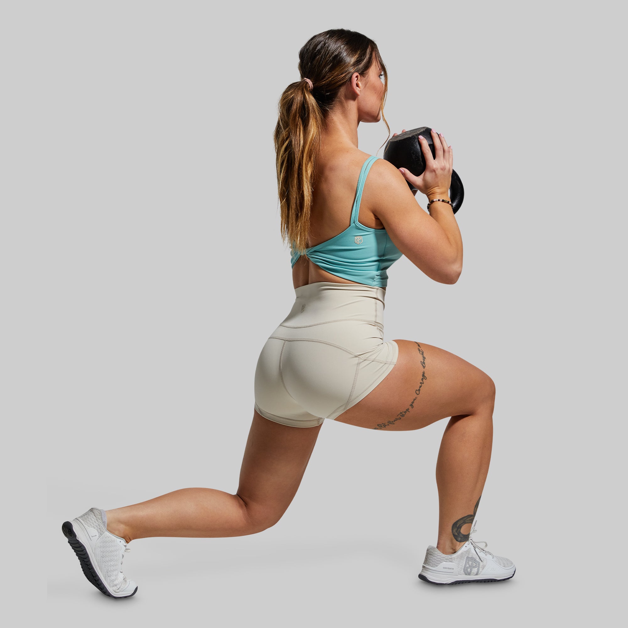 Your Go To Booty Short (Oatmeal) - Image 3