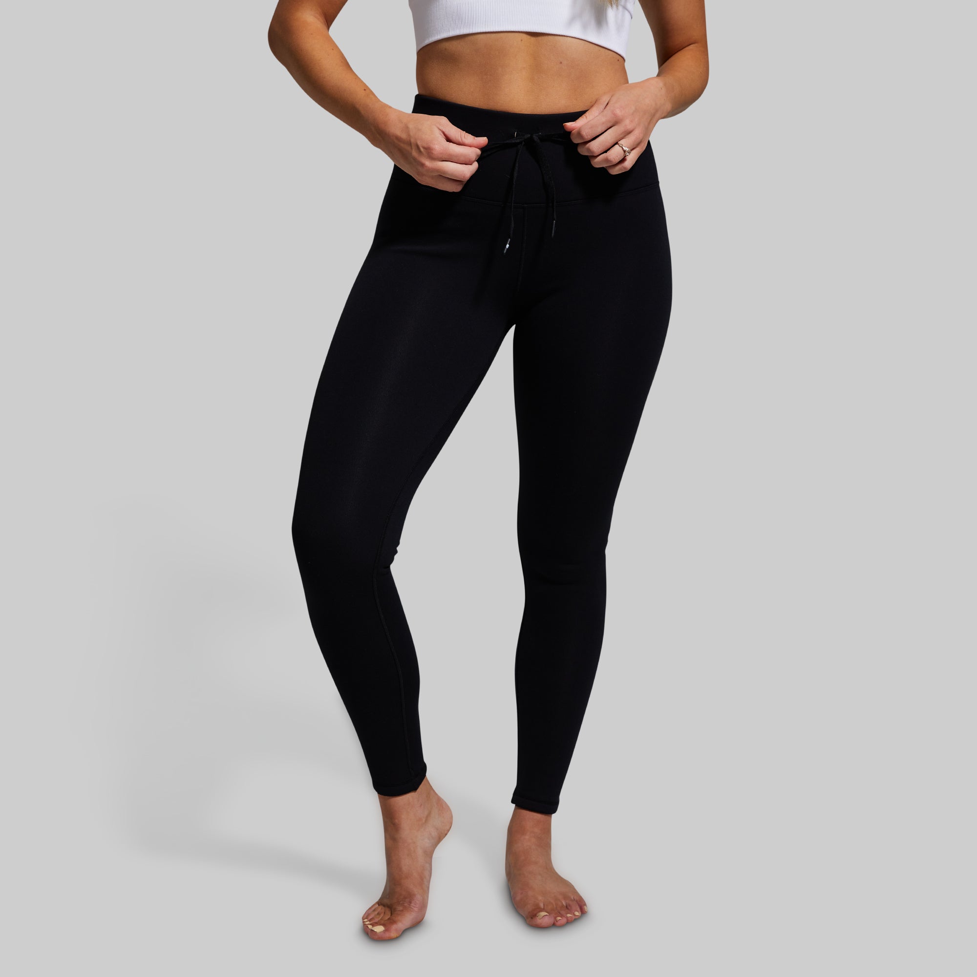 Fleece Lined Legging (Black) - Image 4