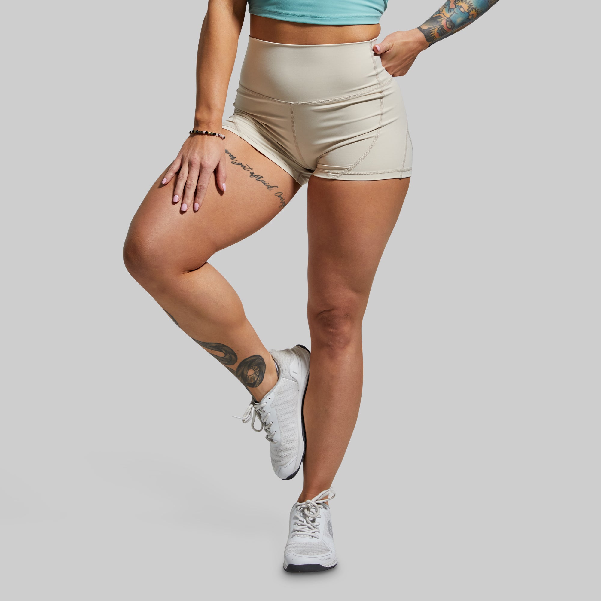 Your Go To Booty Short (Oatmeal) - Image 4