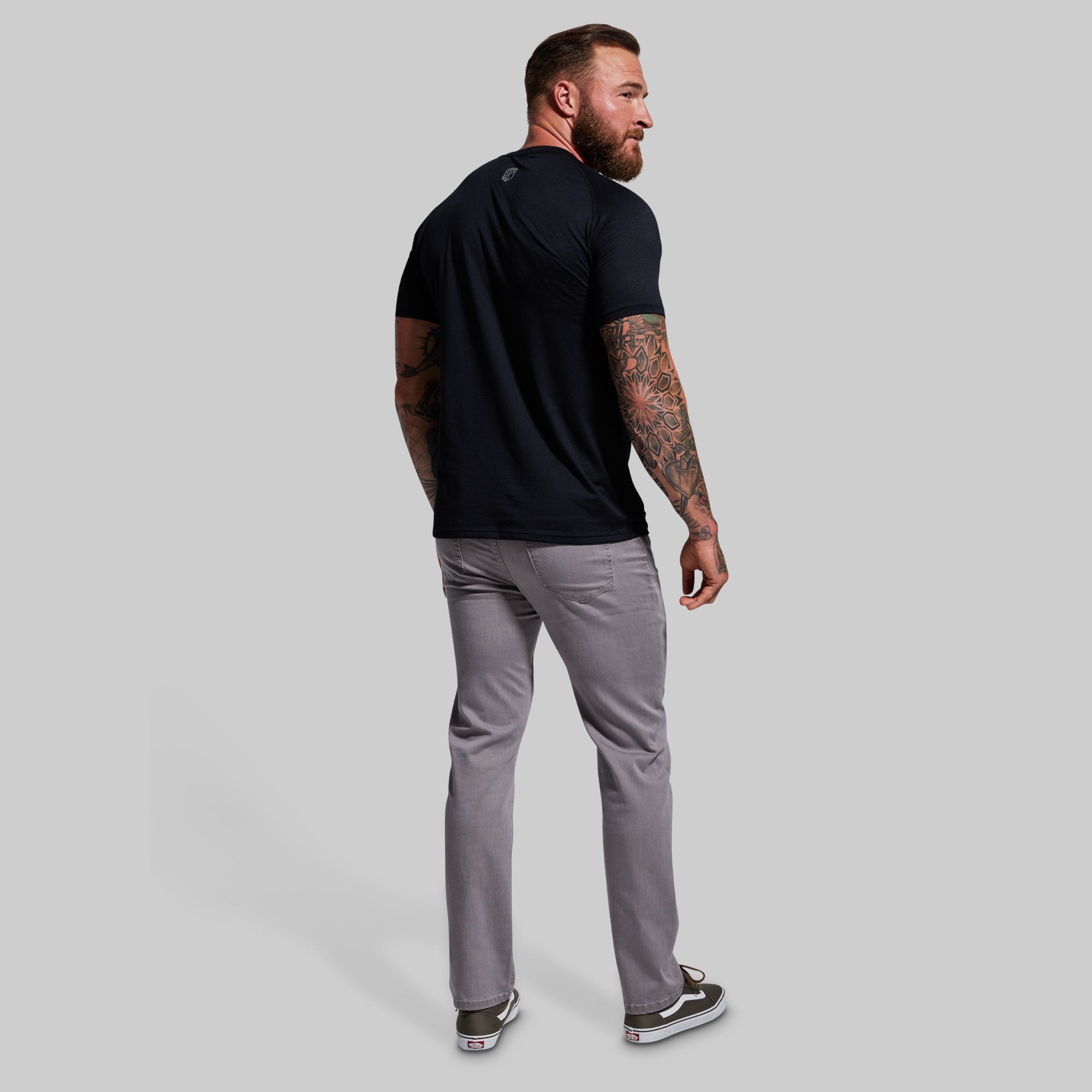 FLEX Stretchy Athletic Fit Jean (Grey) - Image 7