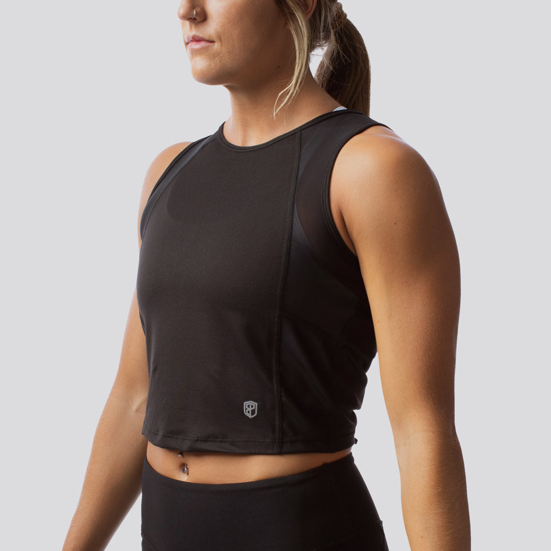 Hurricane Crop Tank (AScudds-Black) - Image 2