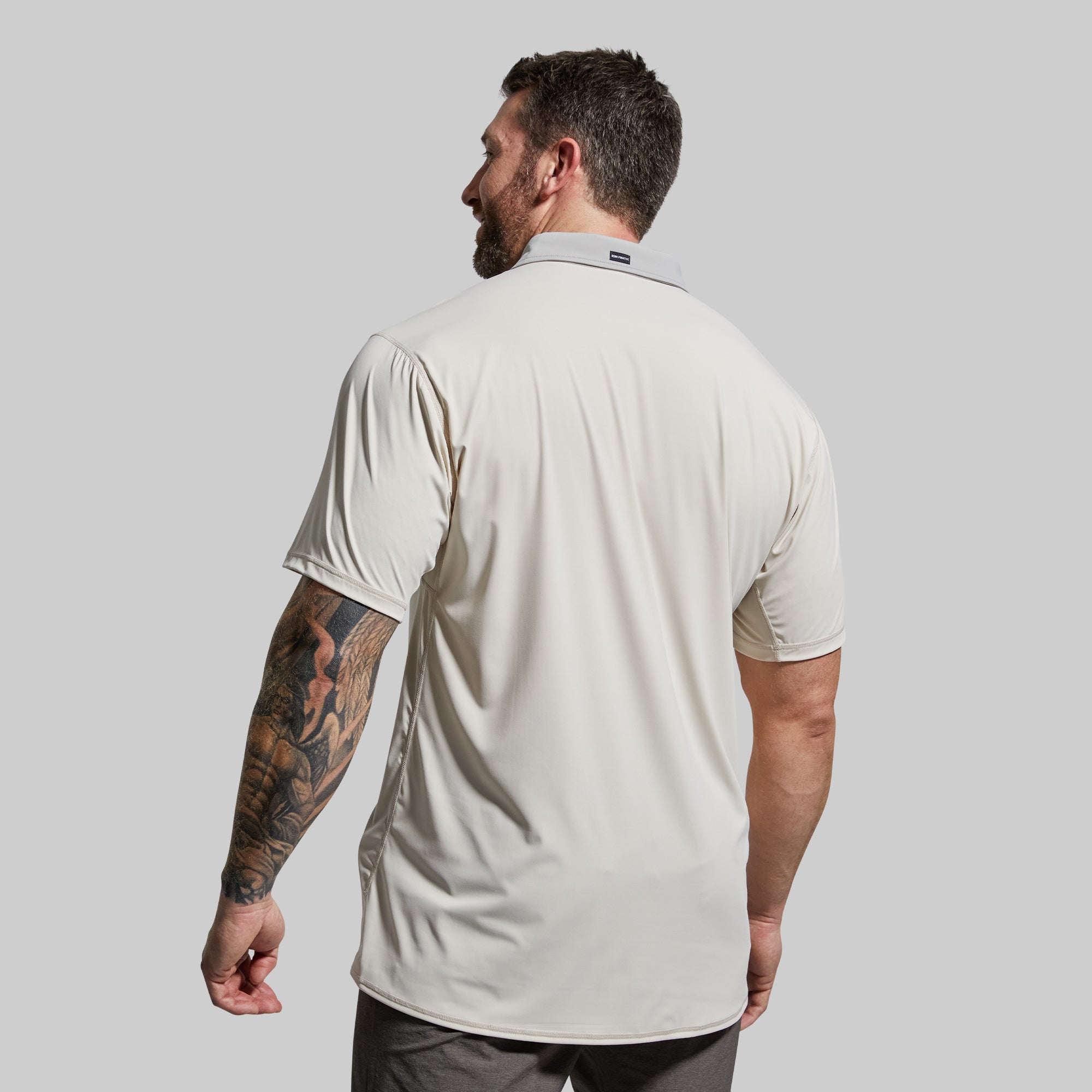 Men's Tek Polo (Sand) - Image 2