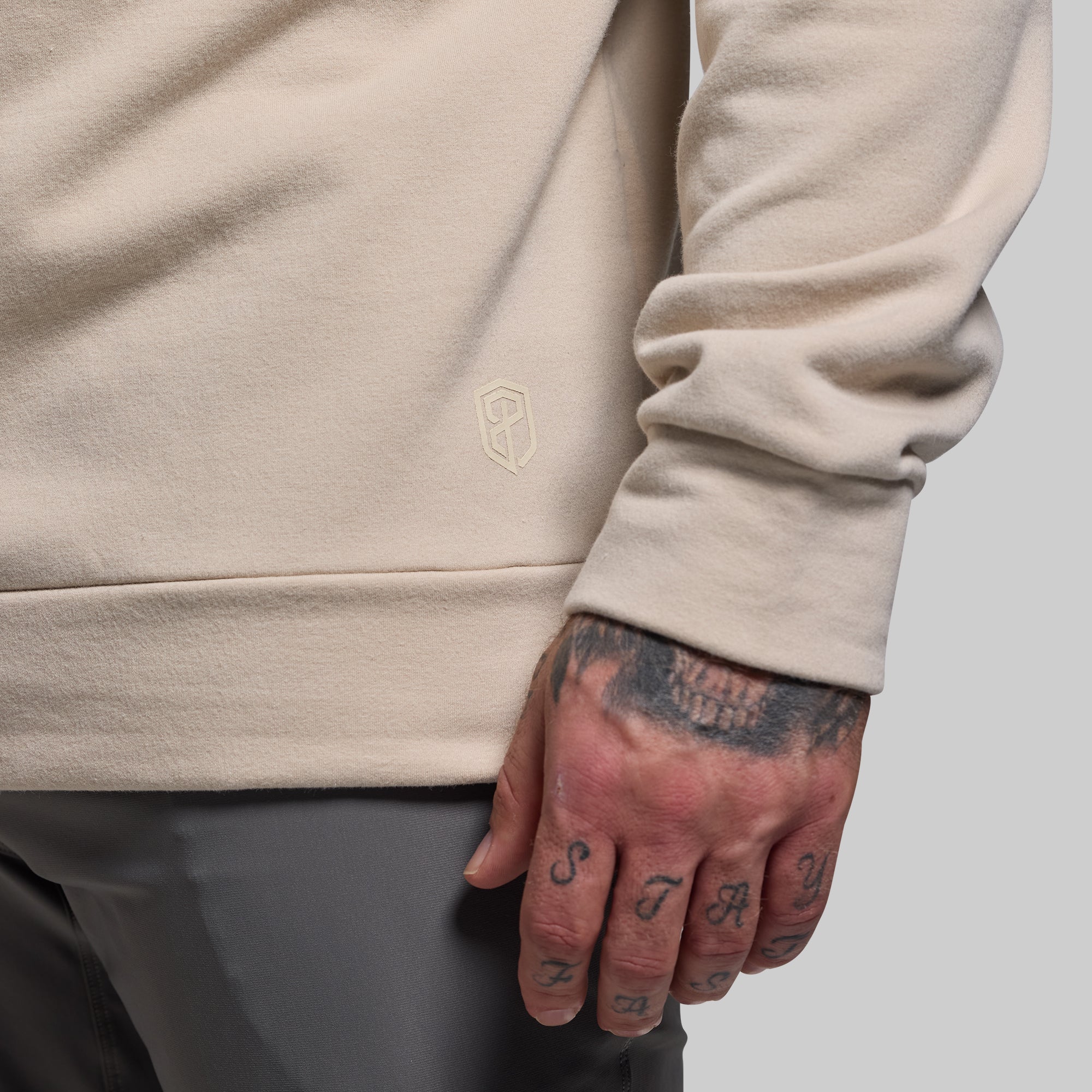 Men's Unmatched Crew Sweatshirt (Pumice) - Image 3