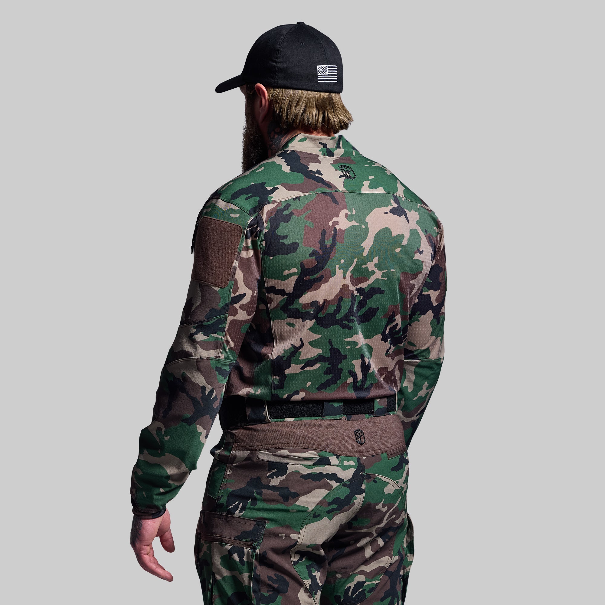 Long Sleeve Op Top Pro (Woodland) - Image 2