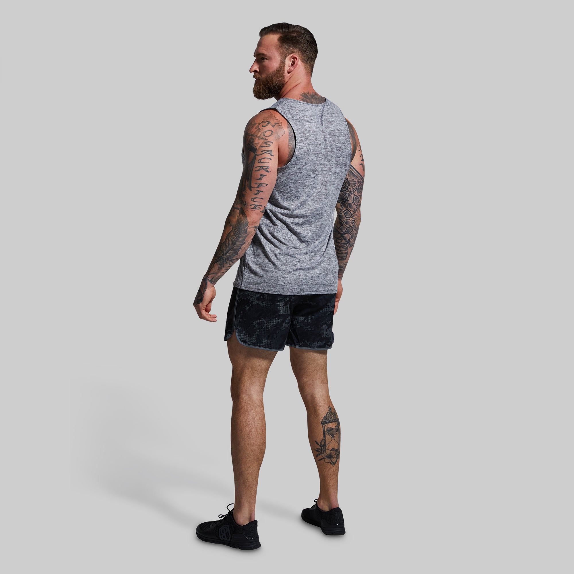 Athleisure Pocket Tank (Heather Grey) - Image 4