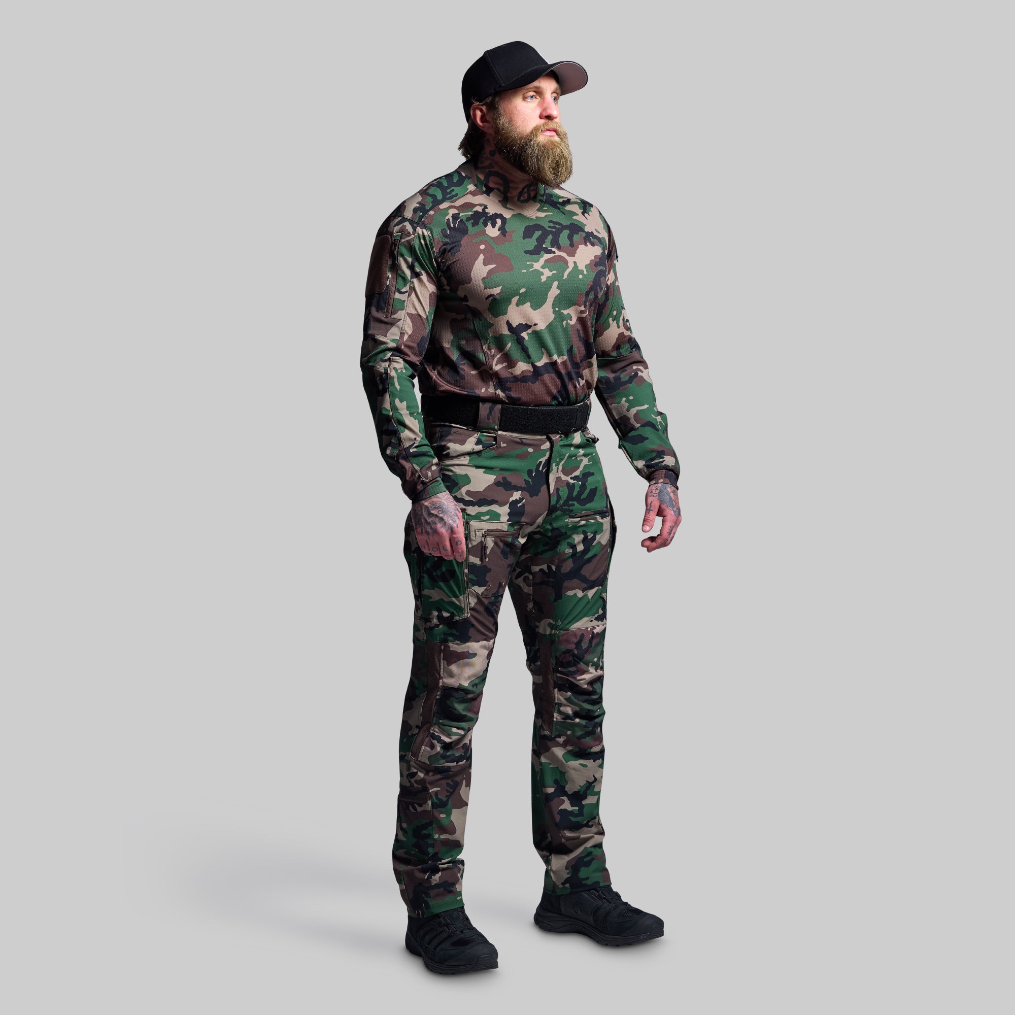 Long Sleeve Op Top Pro (Woodland) - Image 11