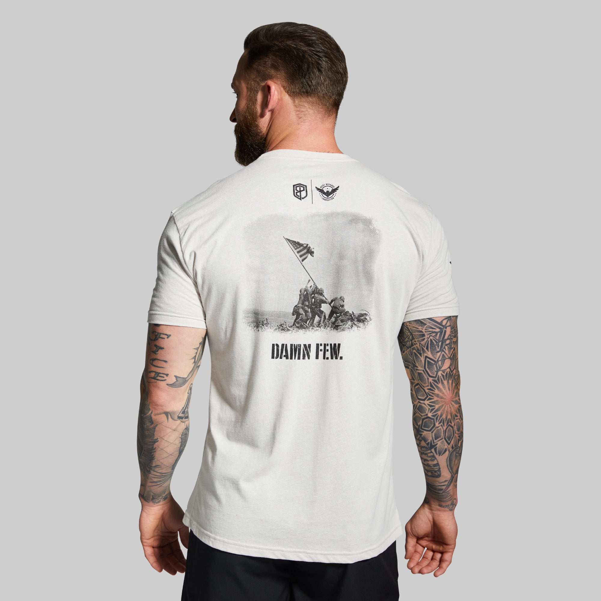 Iwo Jima Commemorative T-Shirt (Sand) - Image 2