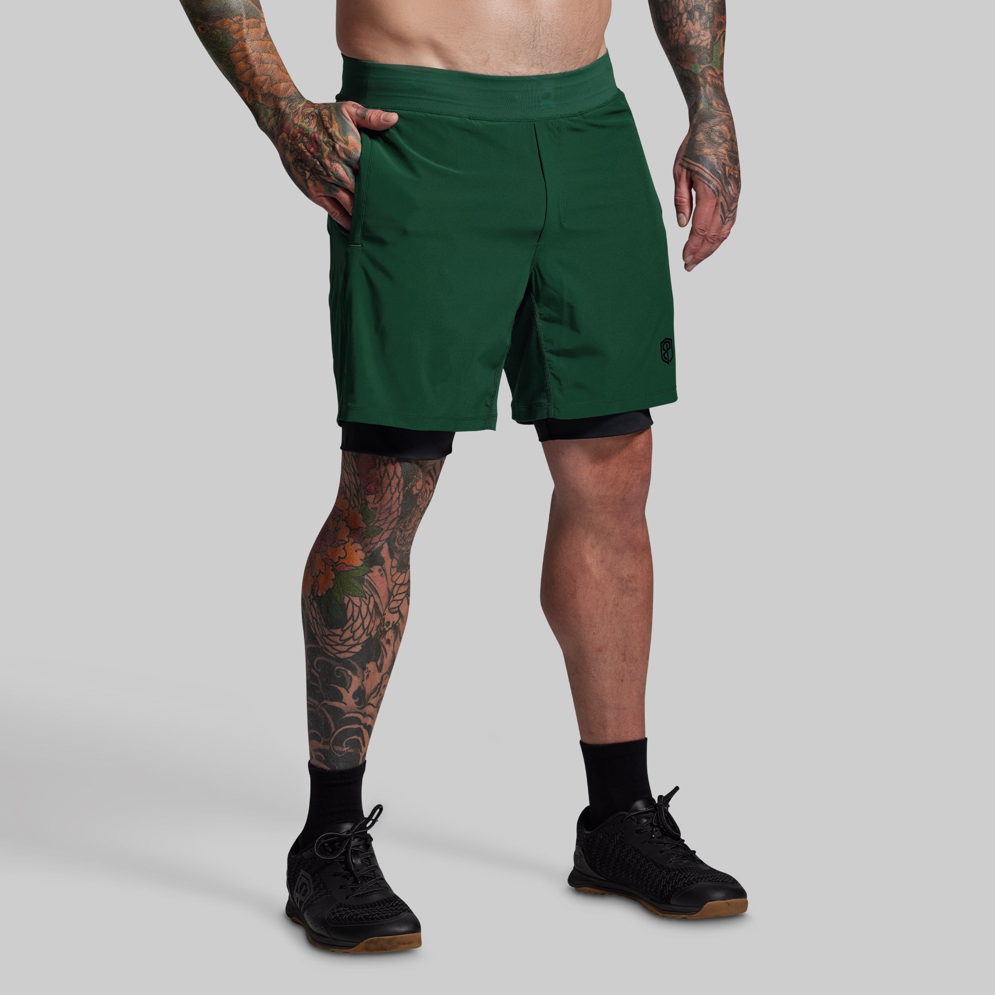 Versatile Short w/ Compression 7 (Grove)