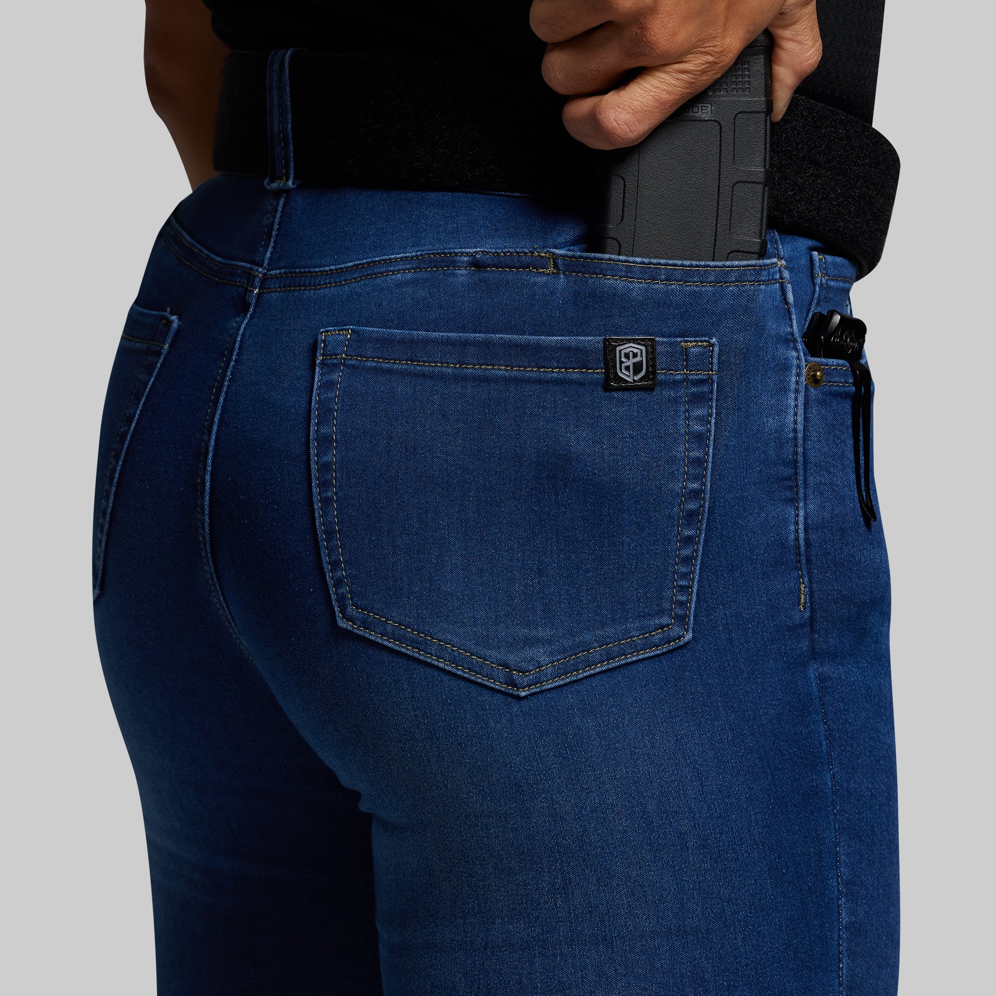 FLEX Recon Mid-Rise Skinny Jean (Dark Wash) - Image 6