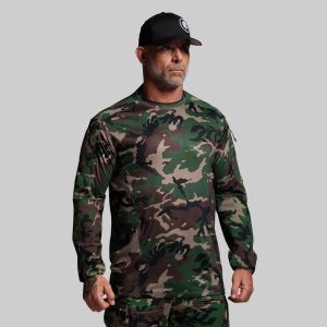 Long Sleeve Op Top (Woodland)