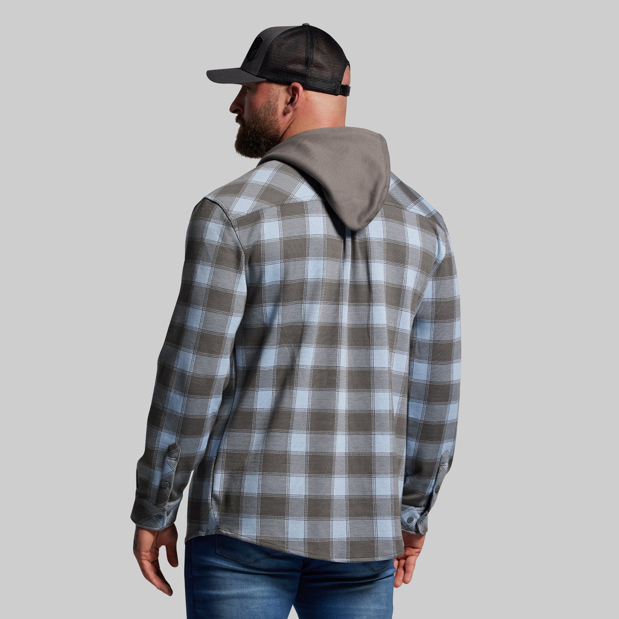 Hooded Woodsman Stretchy Flannel (Mountain High) - Image 4