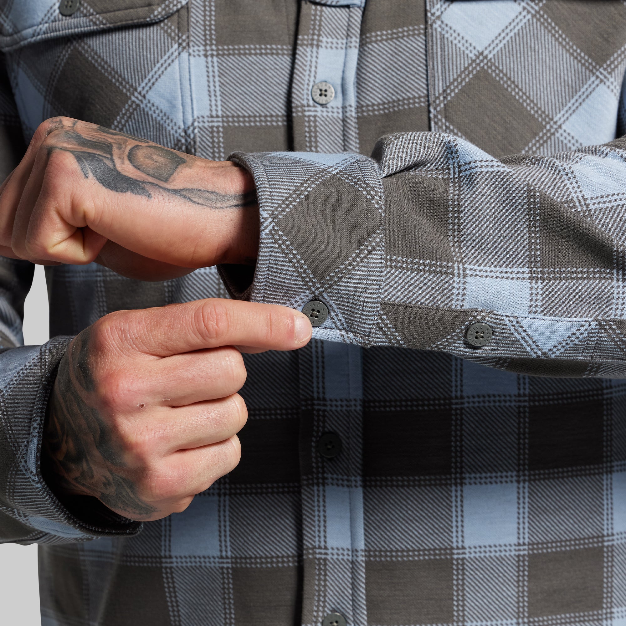 Hooded Woodsman Stretchy Flannel (Mountain High) - Image 7
