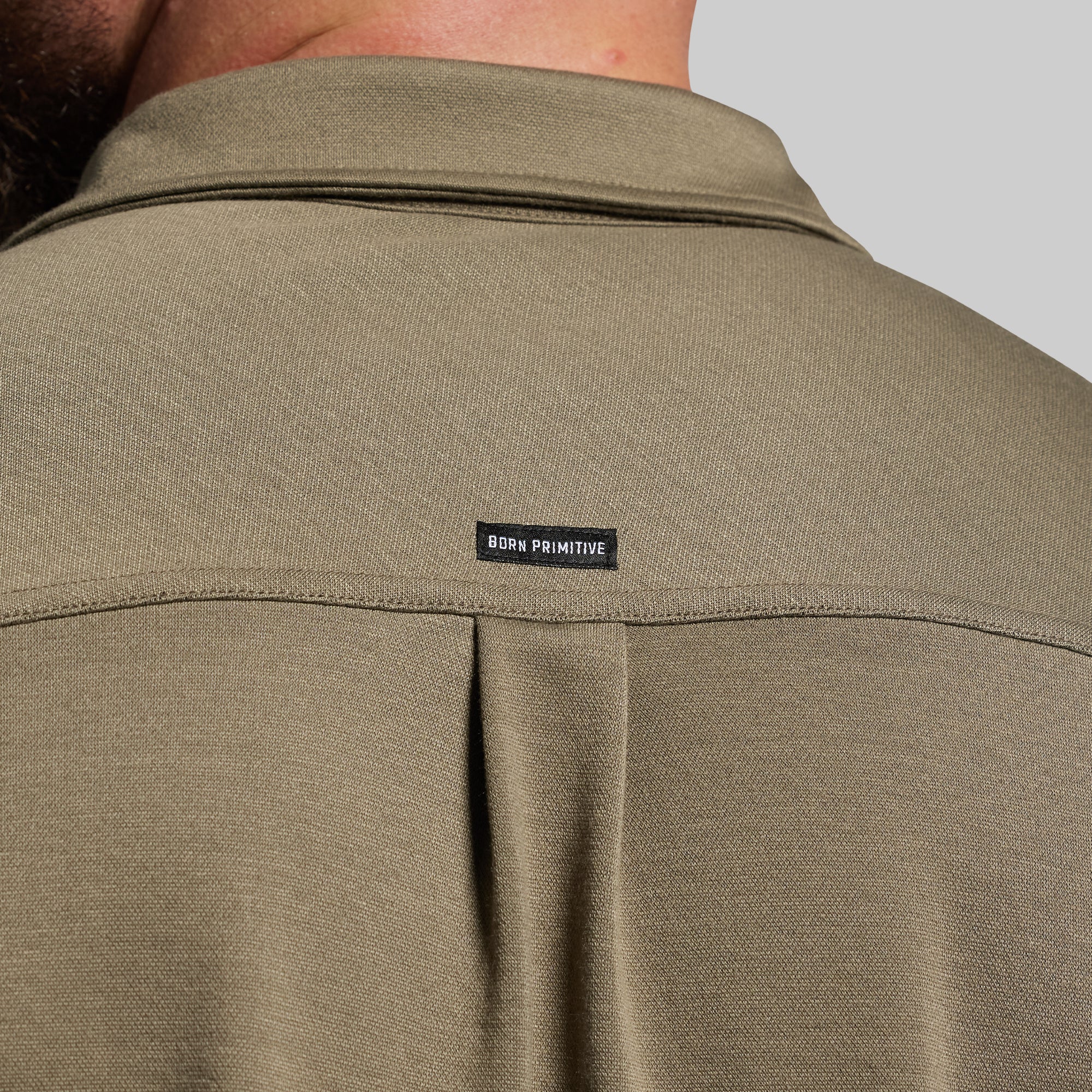 Woodsman Stretchy Flannel (OD Green) - Image 4