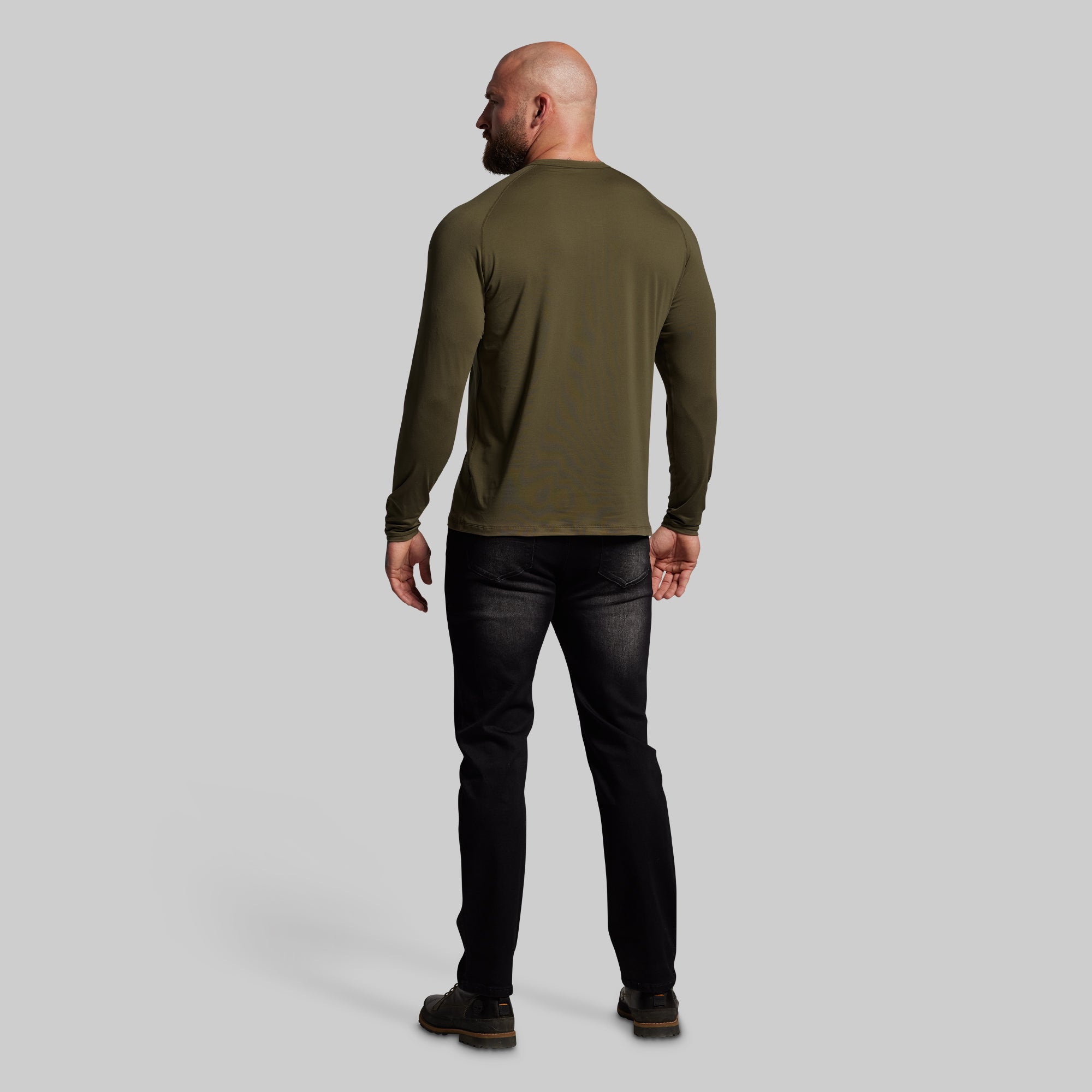 BP Premium Basic Henley (OD Green) - Image 5