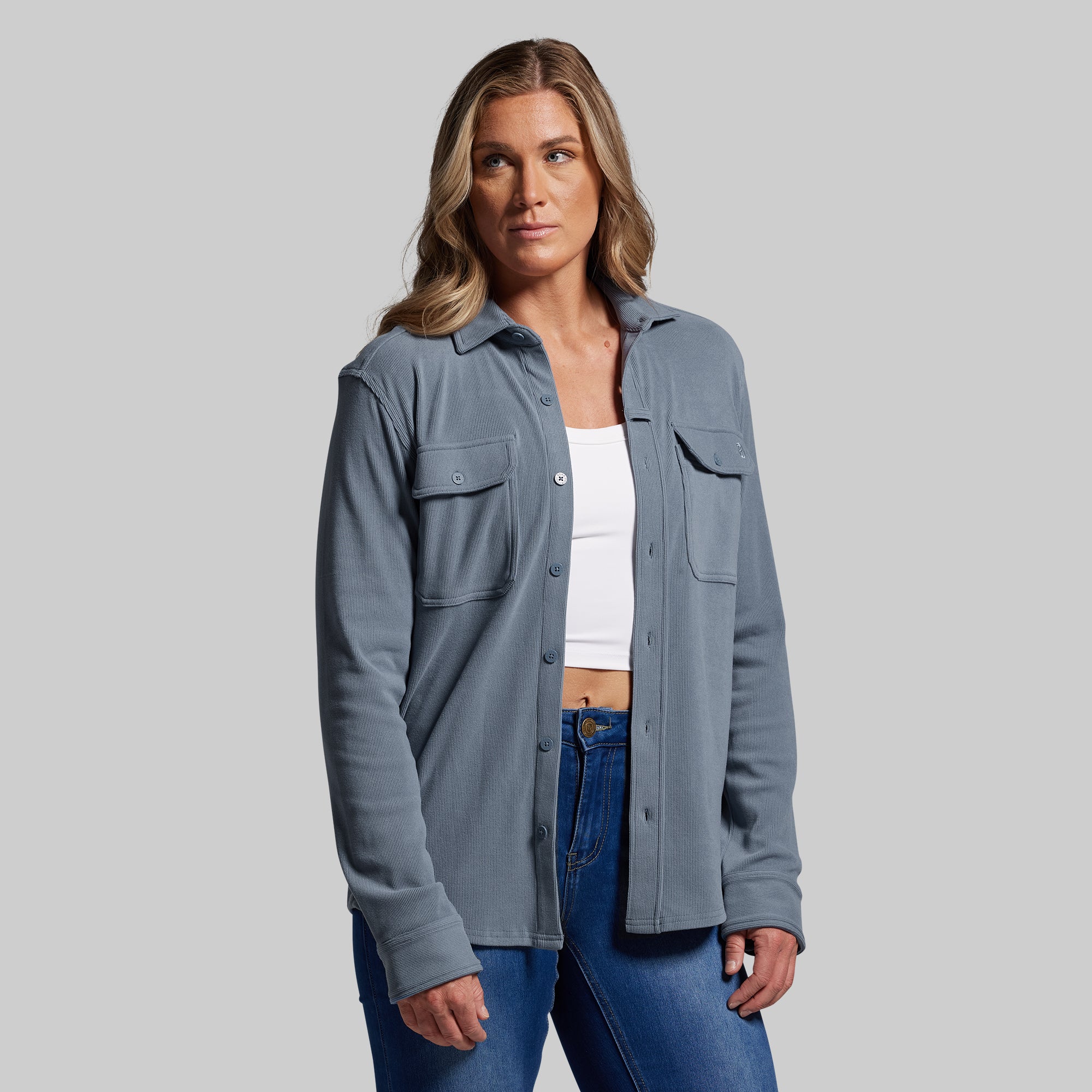 Woodsman Stretchy Corduroy (Gravel) - Image 2