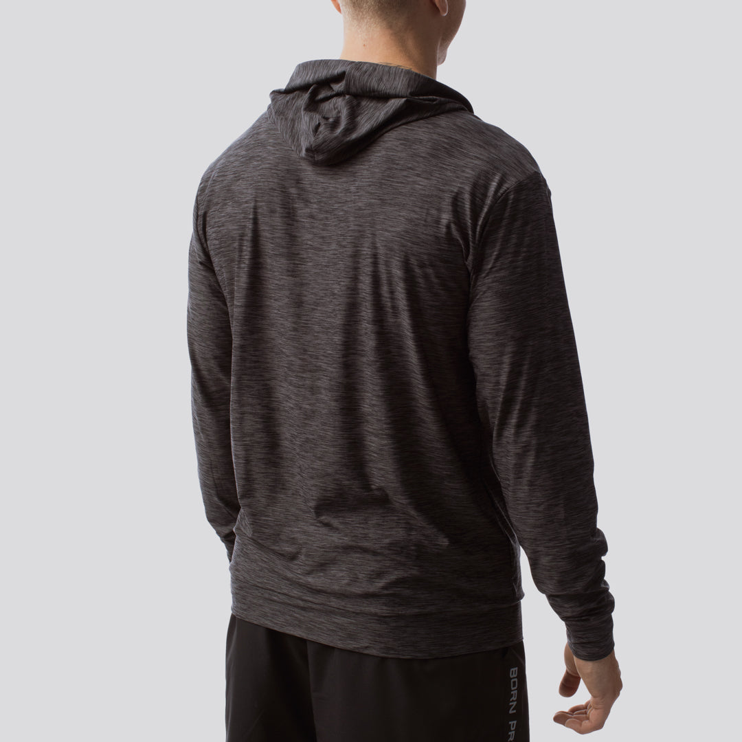 Athleisure Hoodie (Heather Black) - Image 2
