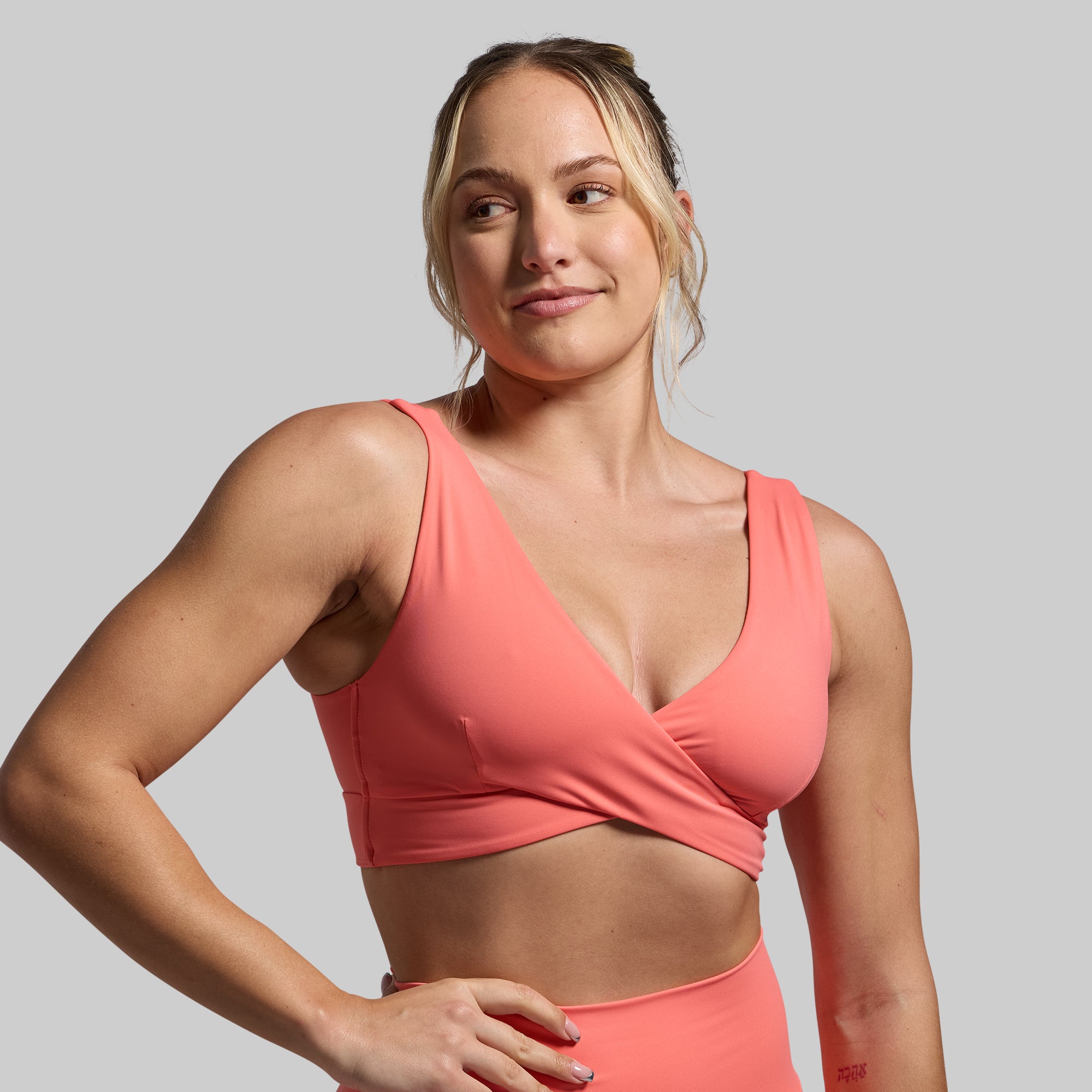Embrace Sports Bra (Hot Peach)