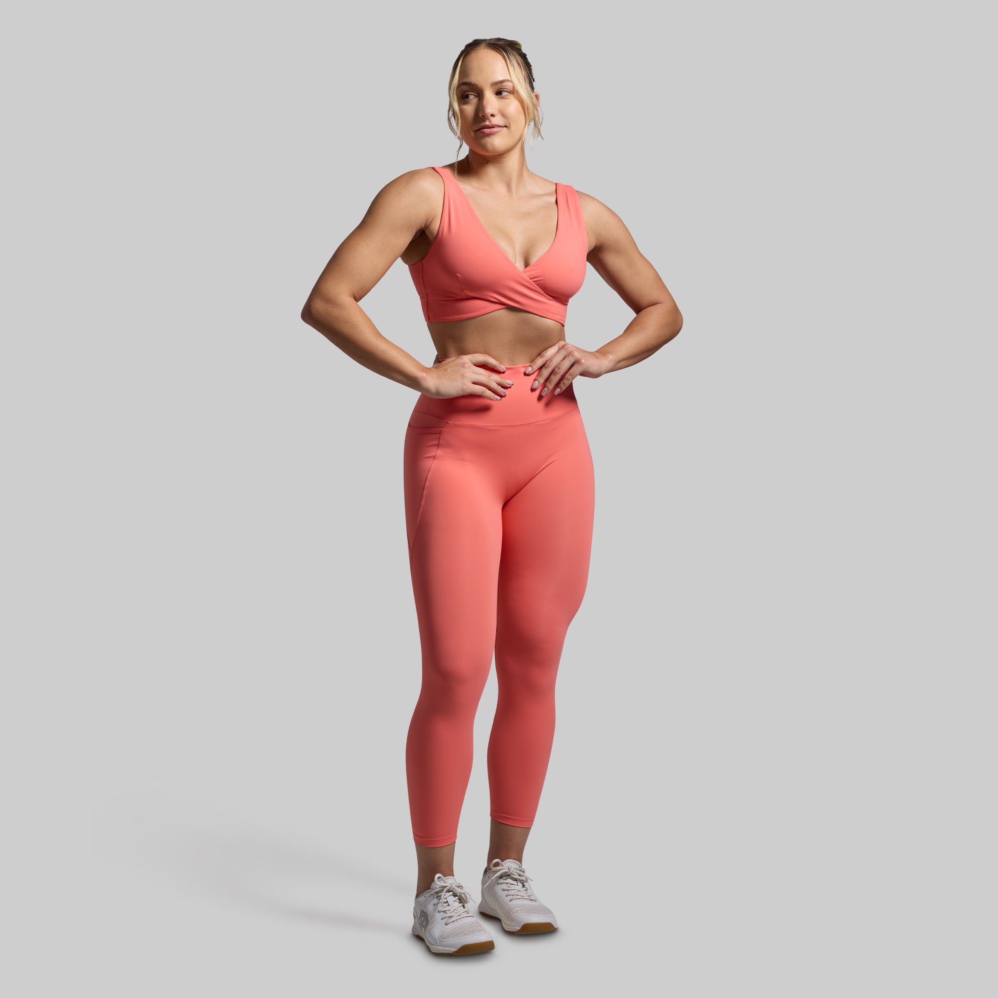 Embrace Sports Bra (Hot Peach) - Image 4