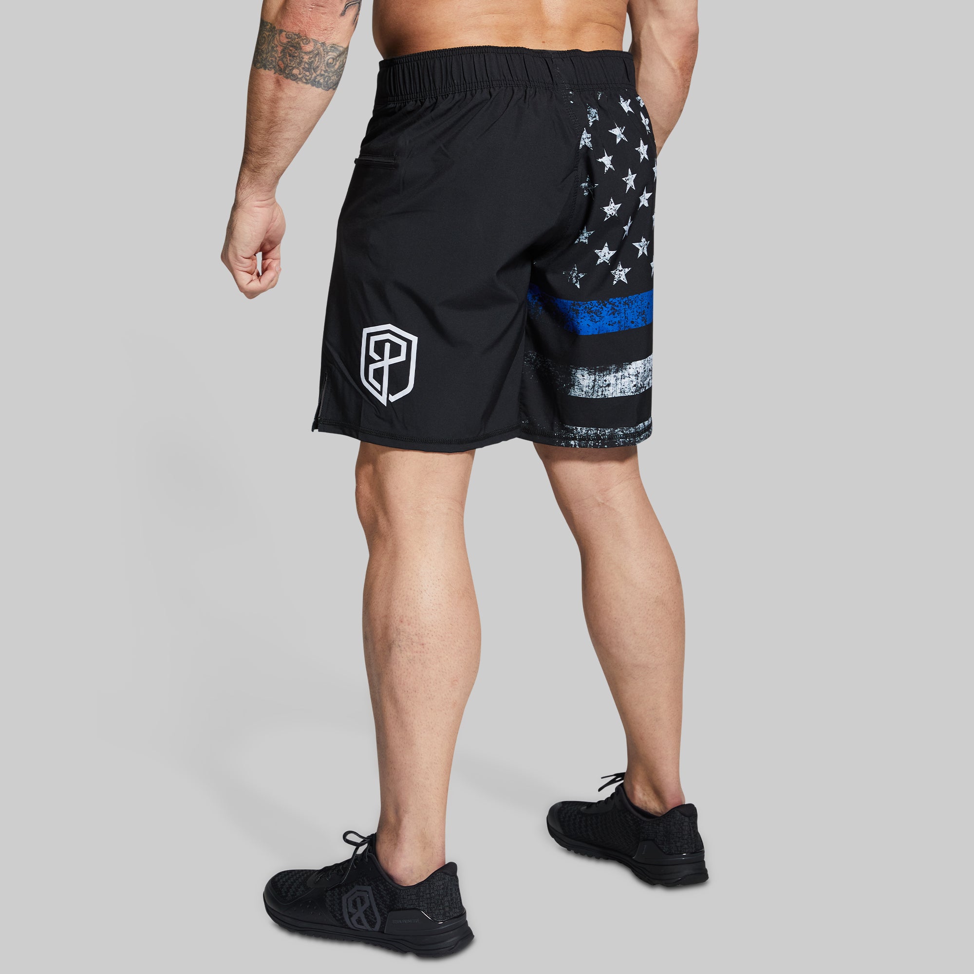 American Defender Short Velcro 3.0 (Thin Blue Line) - Image 3