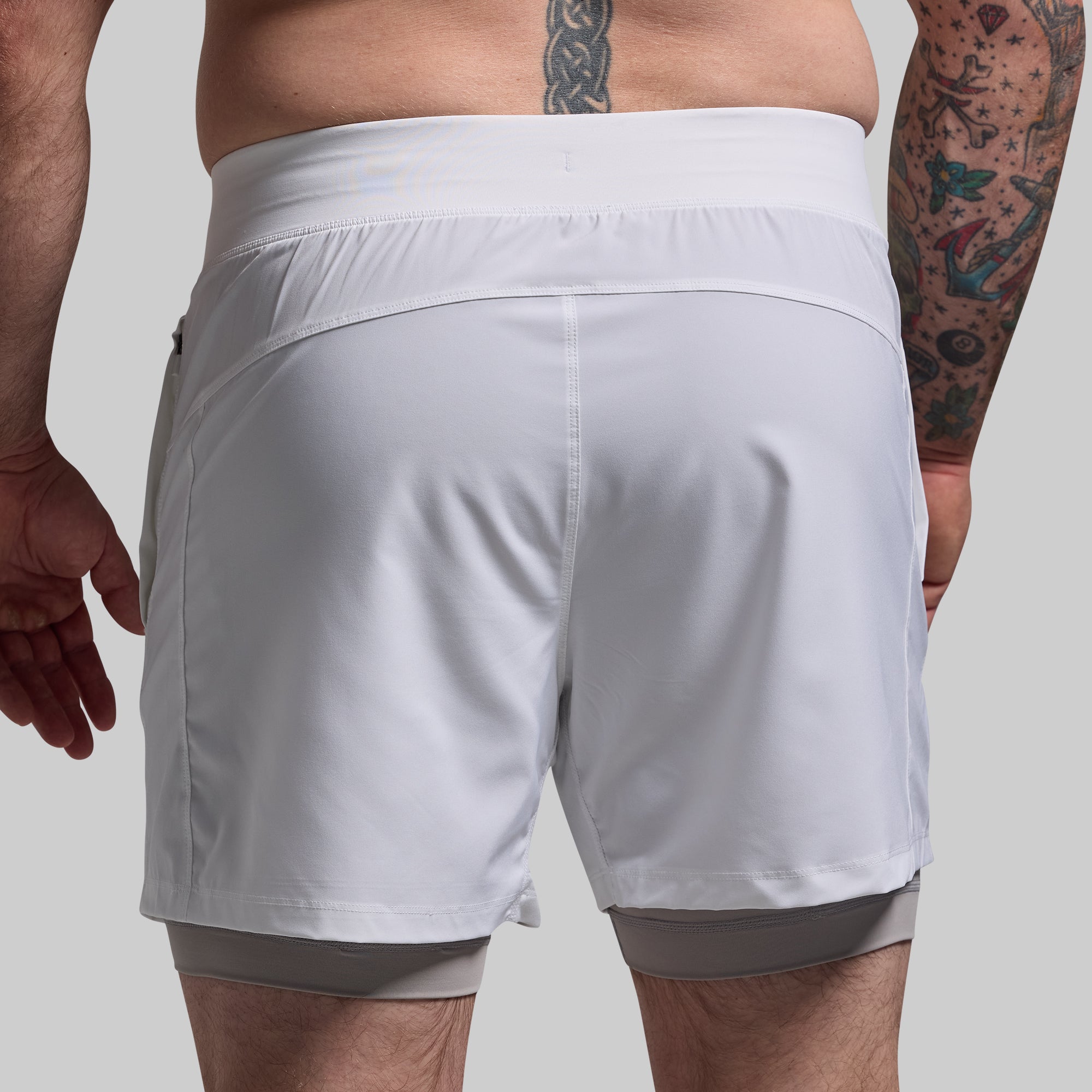 Versatile Short w/ Compression 5 (White) - Image 6