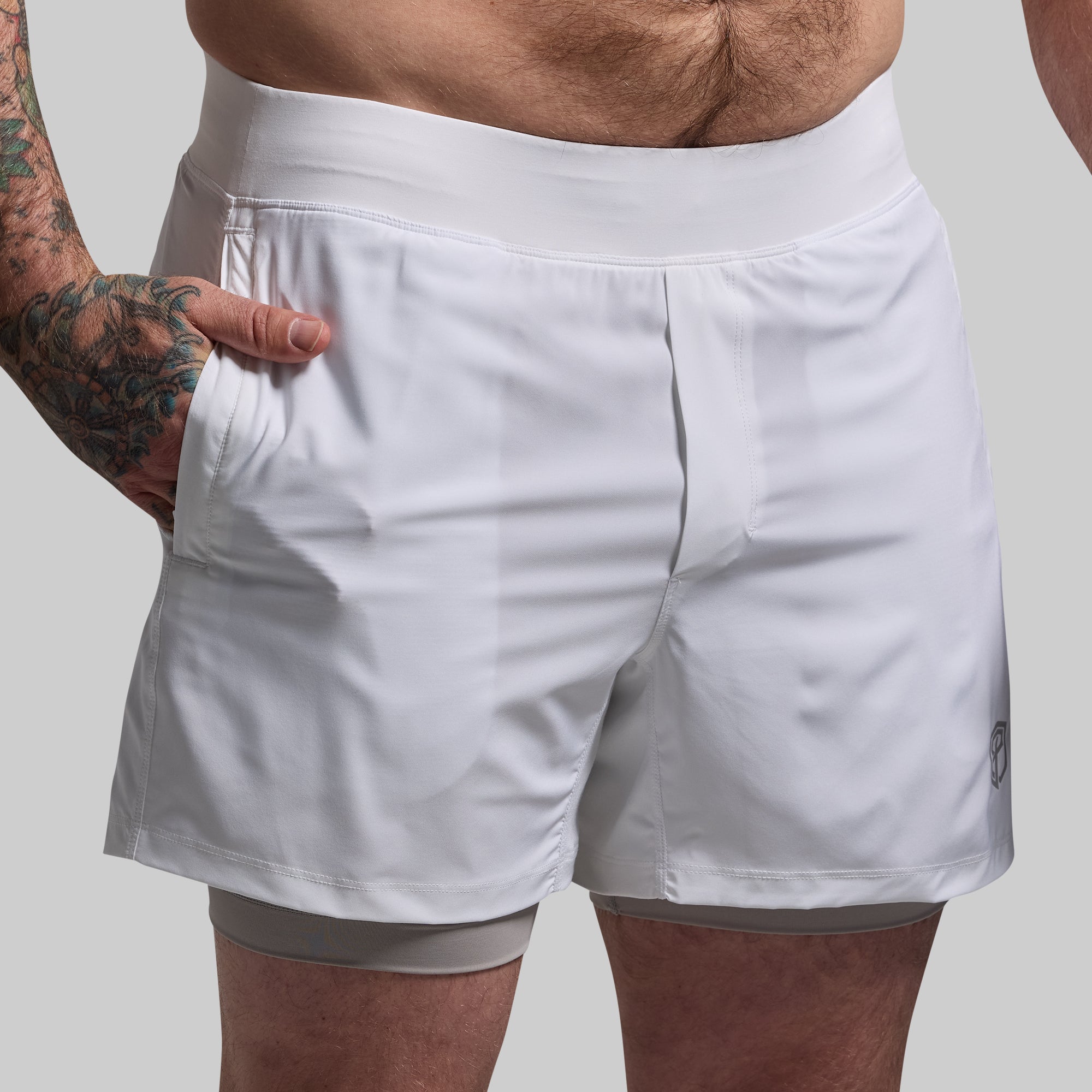 Versatile Short w/ Compression 5 (White) - Image 5