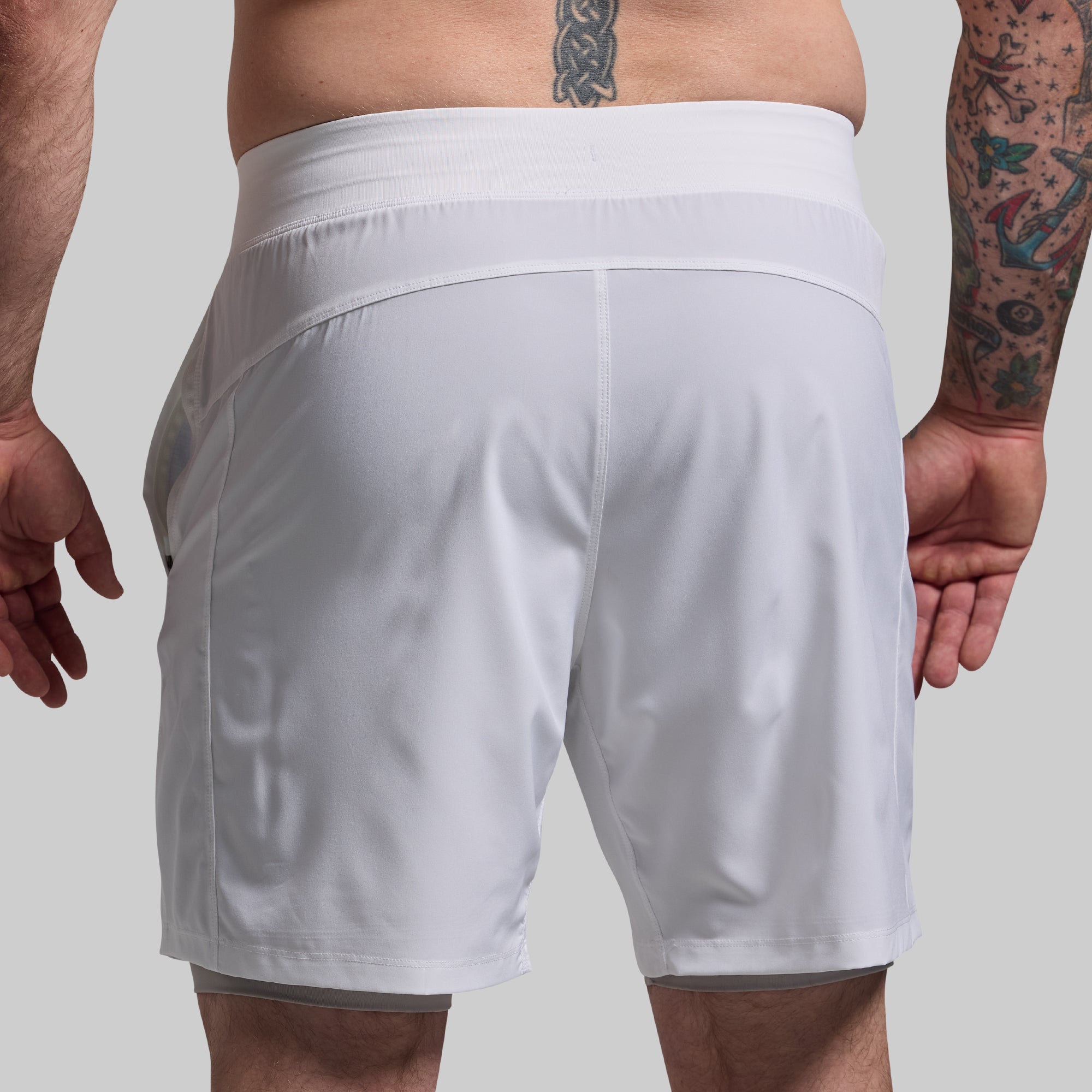 Versatile Short w/ Compression 7 (White) - Image 5