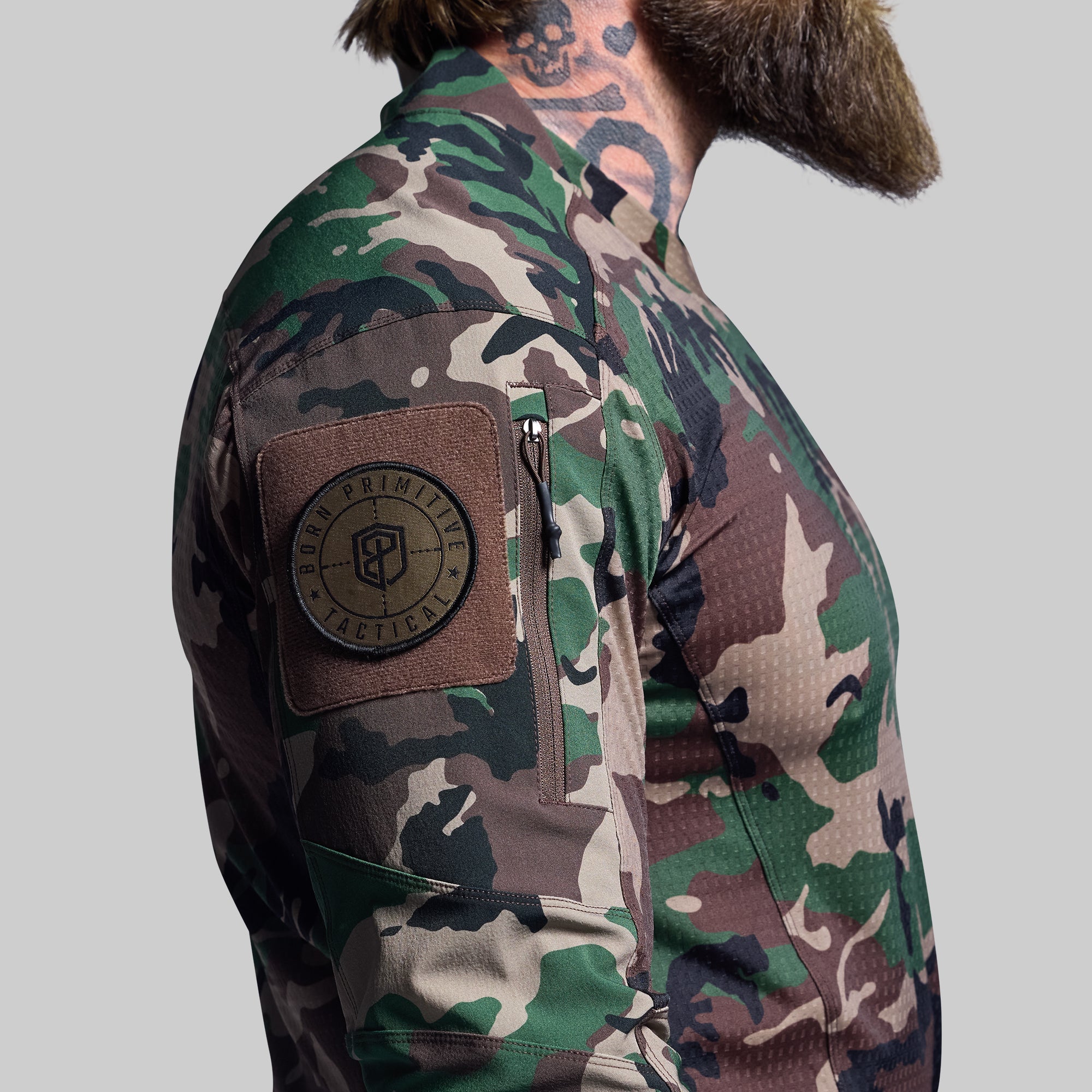 Long Sleeve Op Top Pro (Woodland) - Image 7
