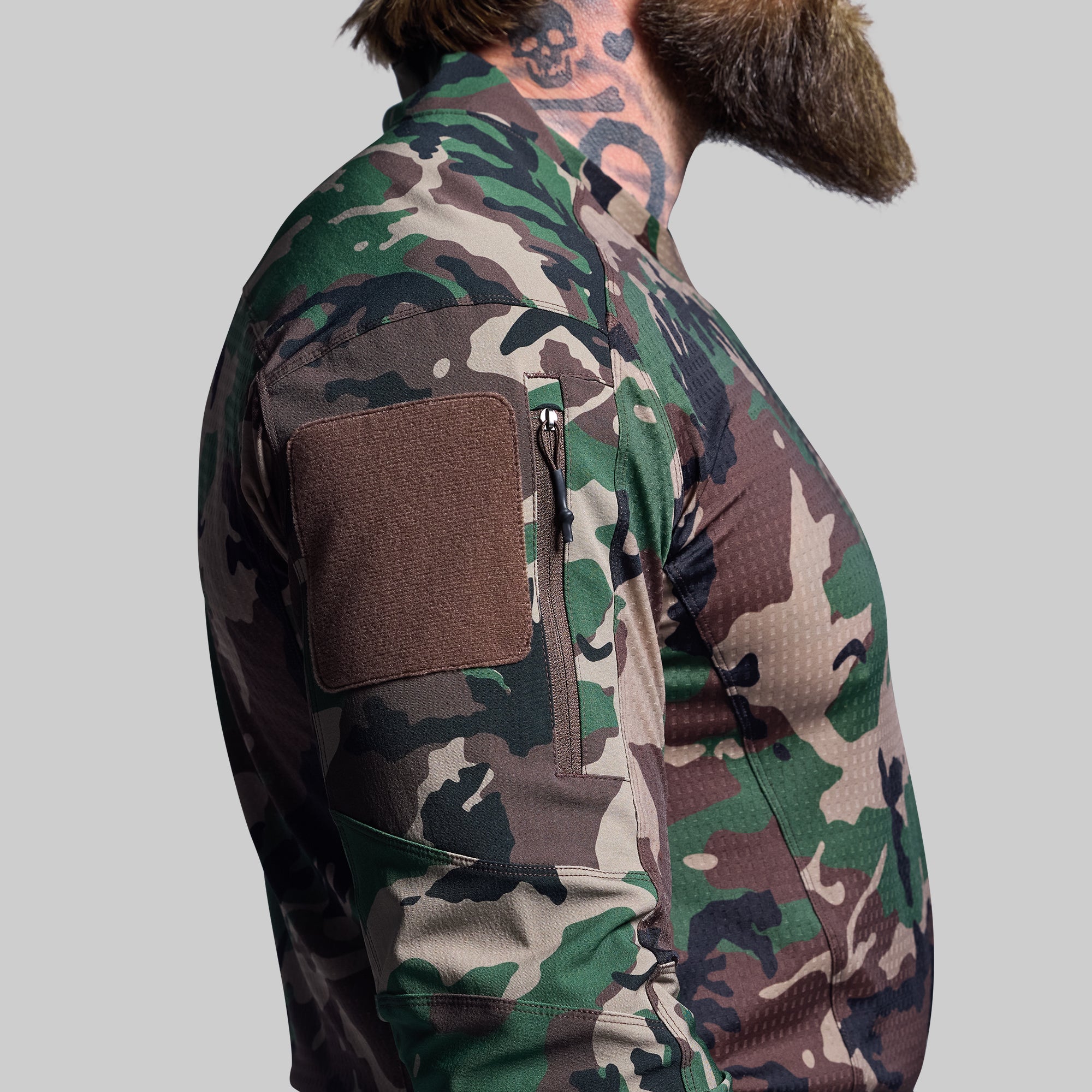 Long Sleeve Op Top Pro (Woodland) - Image 6