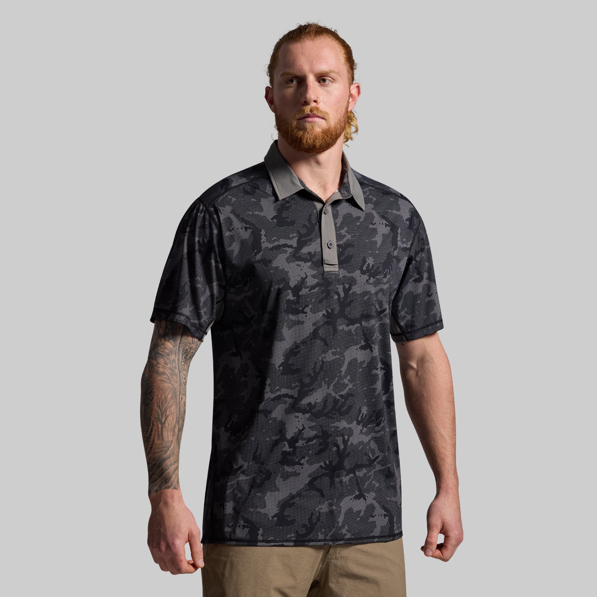 Men's Tek Polo (Muted Woodland)