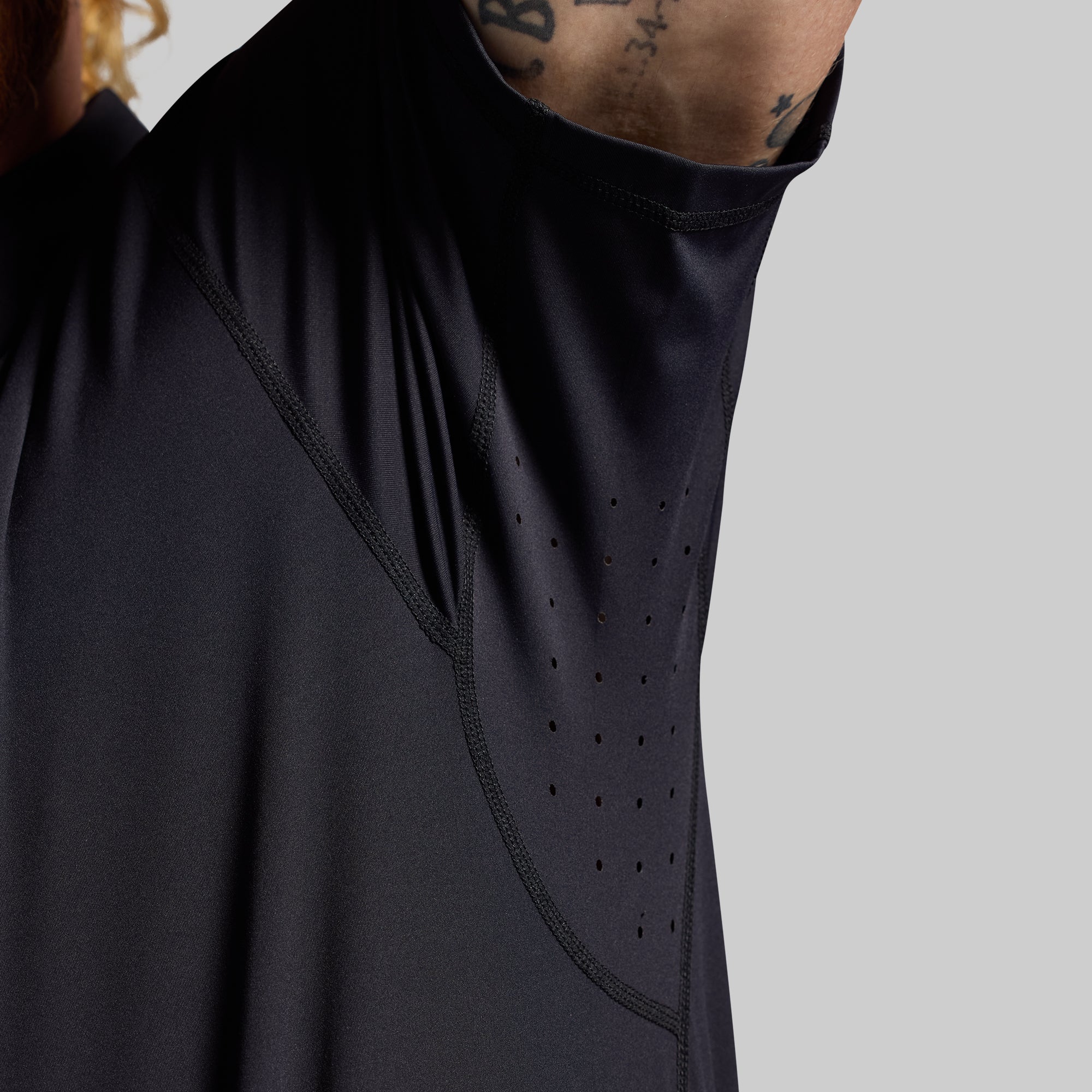 Men's Tek Polo (Black) - Image 3