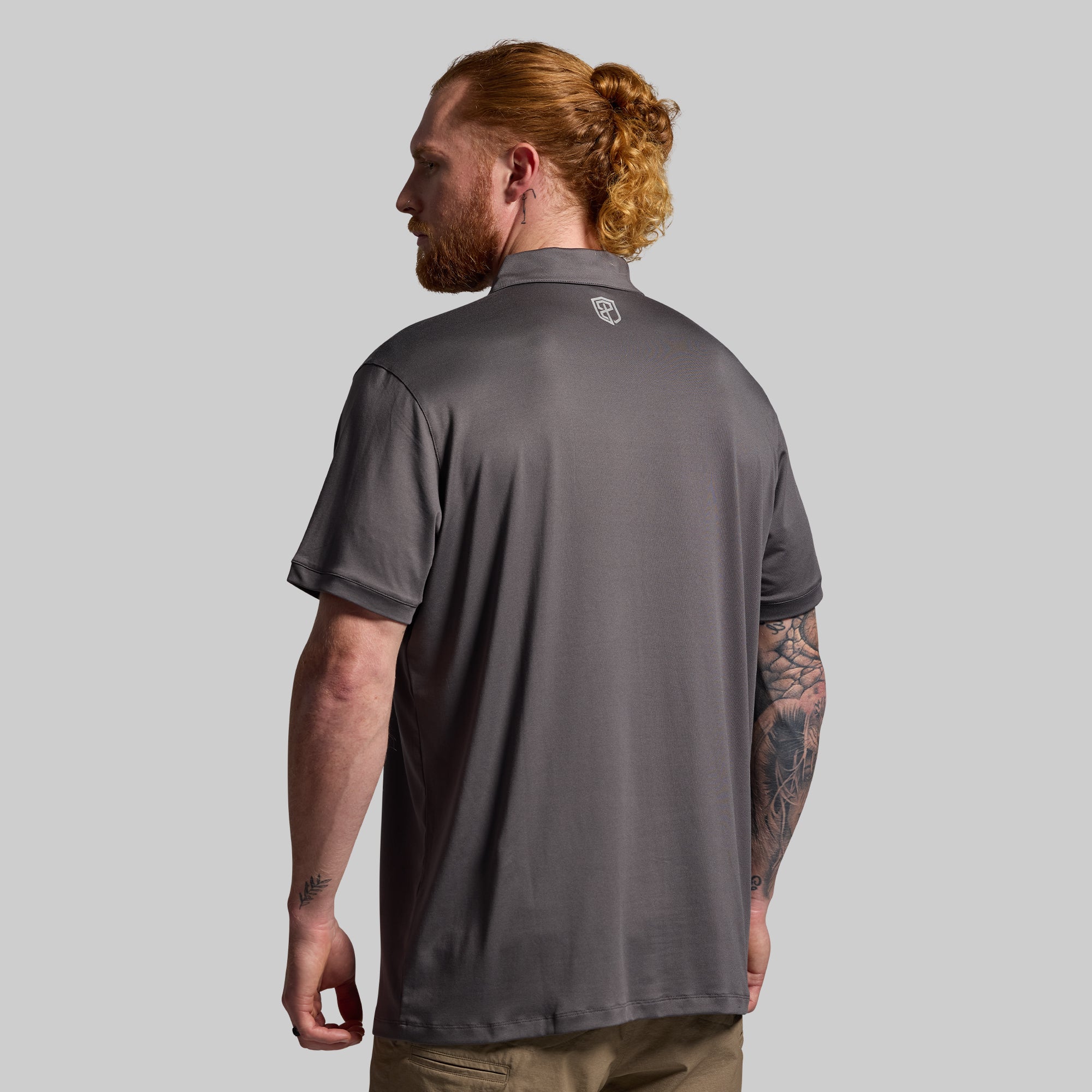 Athleisure Polo (Gunmetal) - Image 2