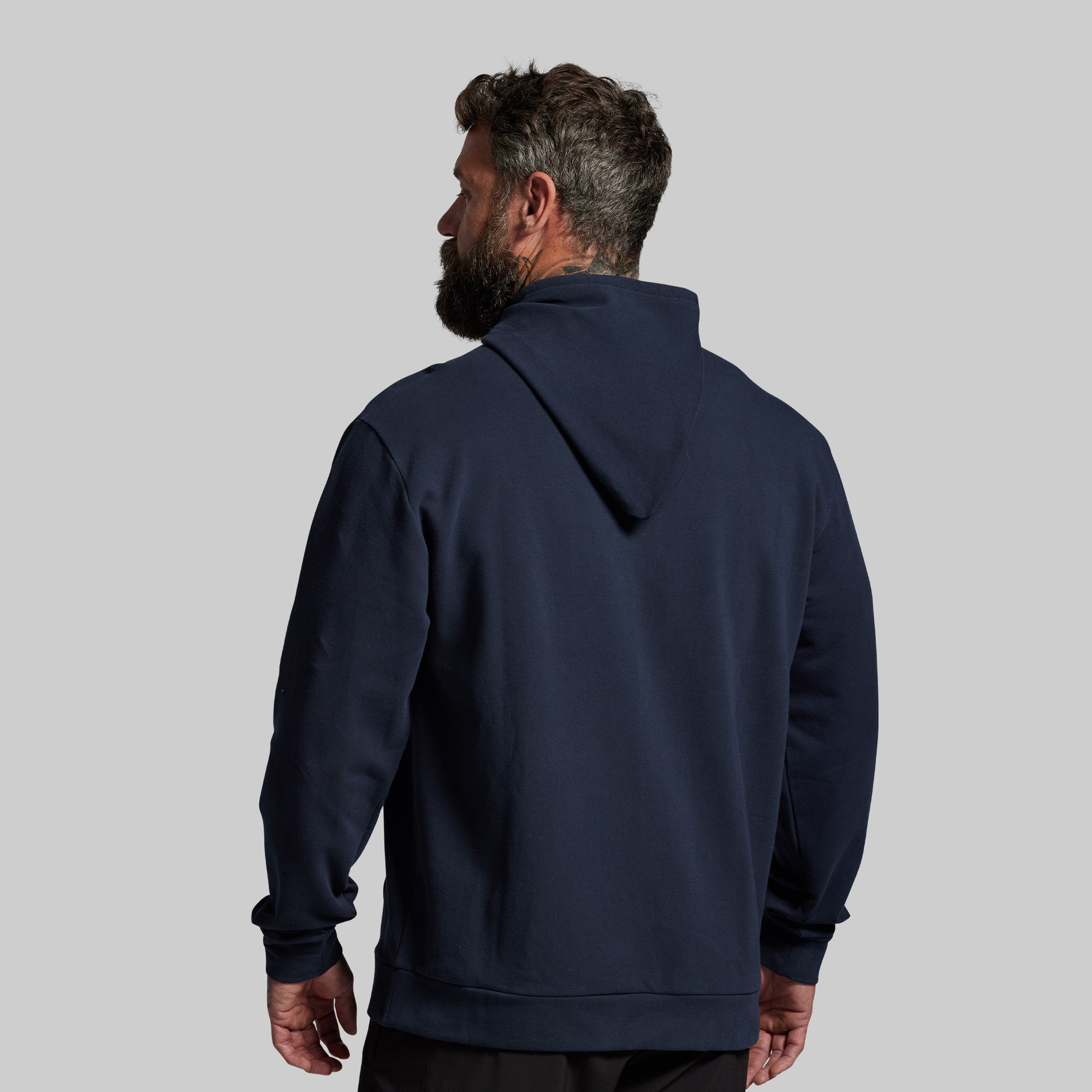 American Original Embossed Men's Unmatched Hoodie (BP Navy) - Image 2