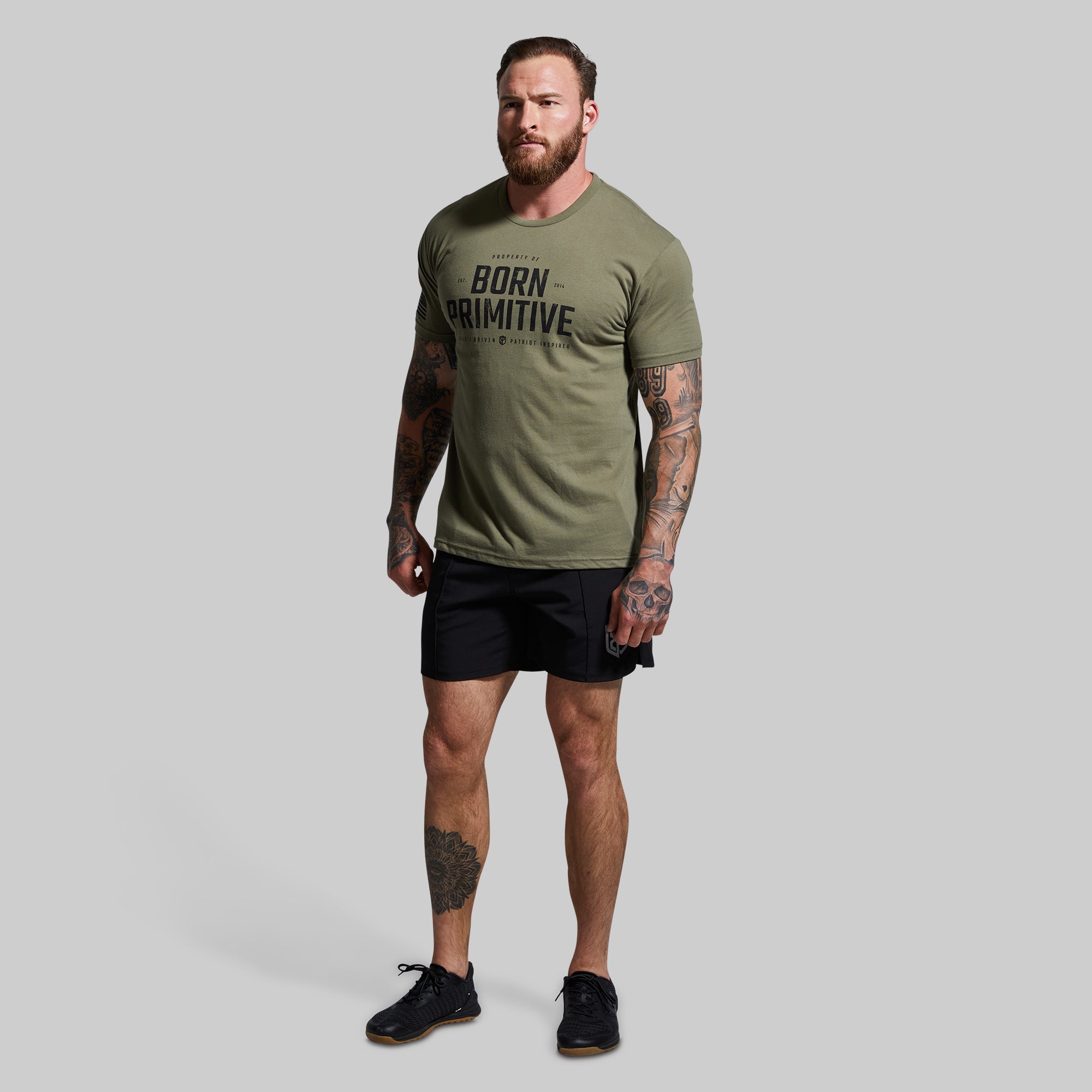 Property of Born Primitive Tee (Tactical Green) - Image 4