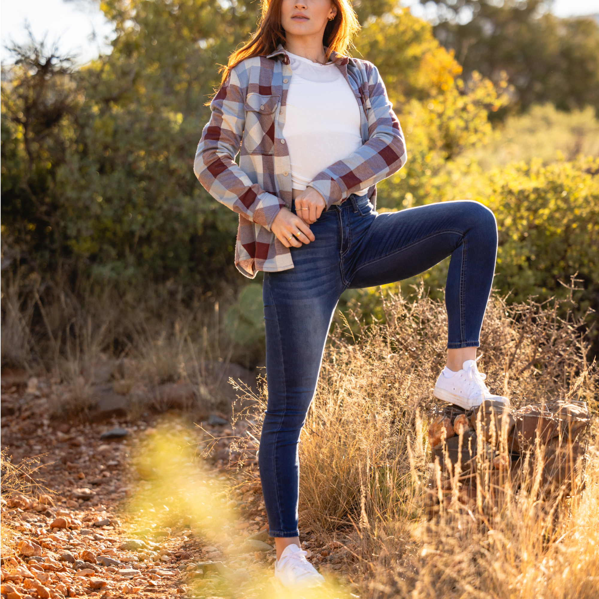 FLEX Stretchy High-Rise Skinny Jean (Dark Wash) - Image 2