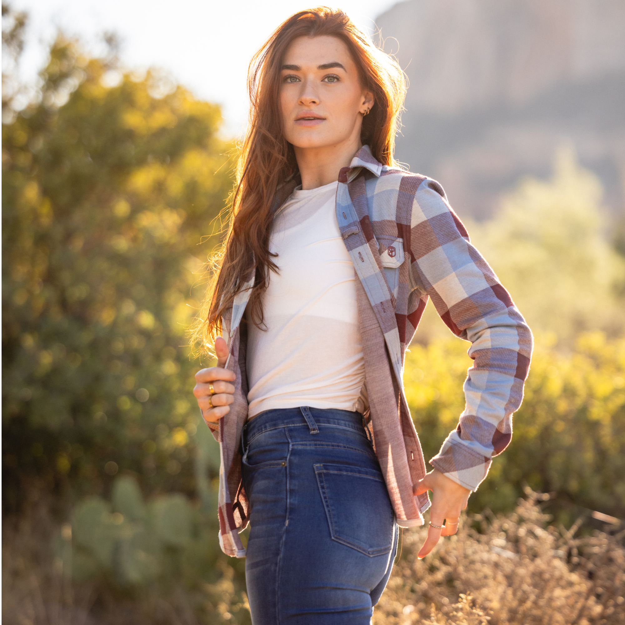 Woodsman Stretchy Flannel (Canyon) - Image 2