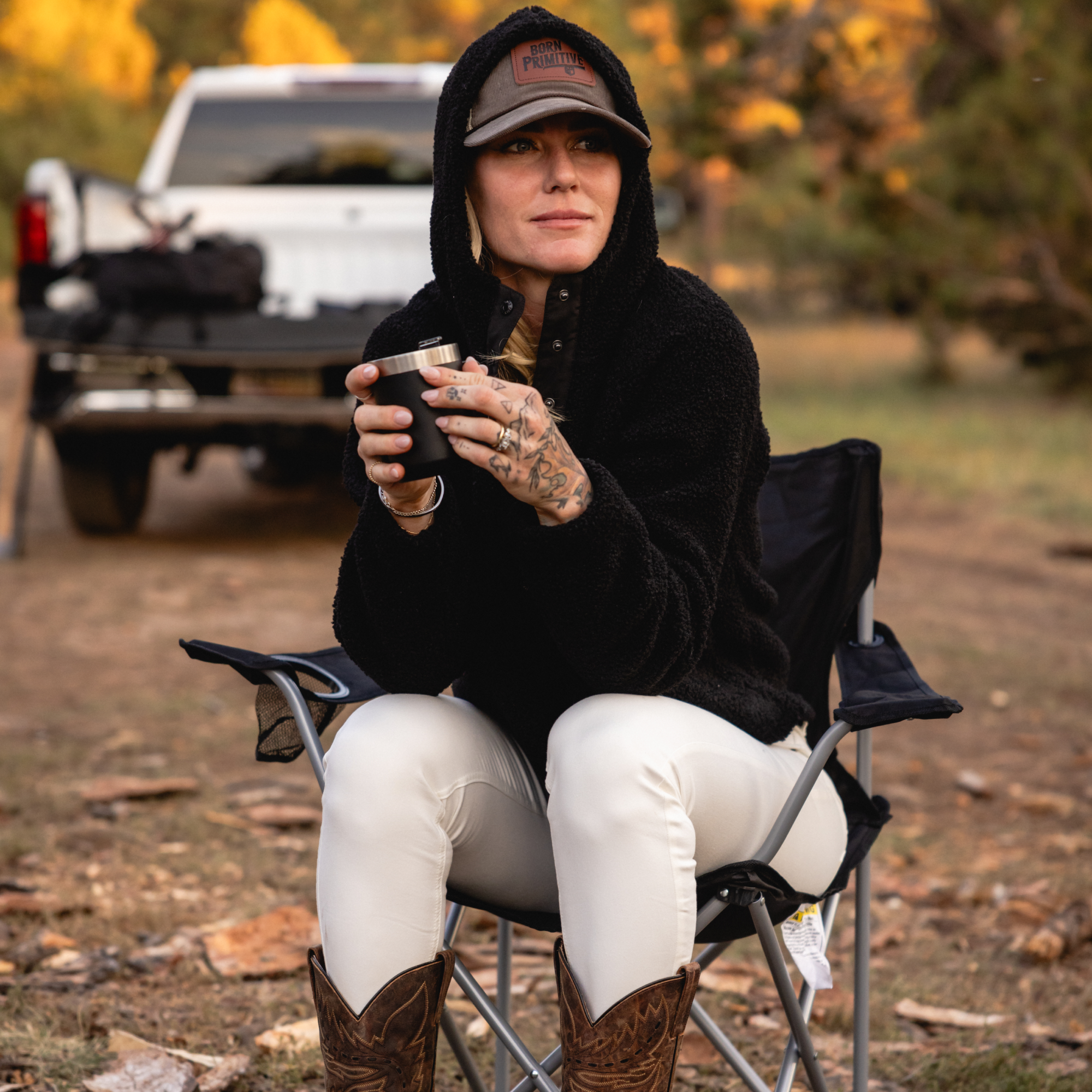 Day Hike Fleece Pullover (Black) - Image 2