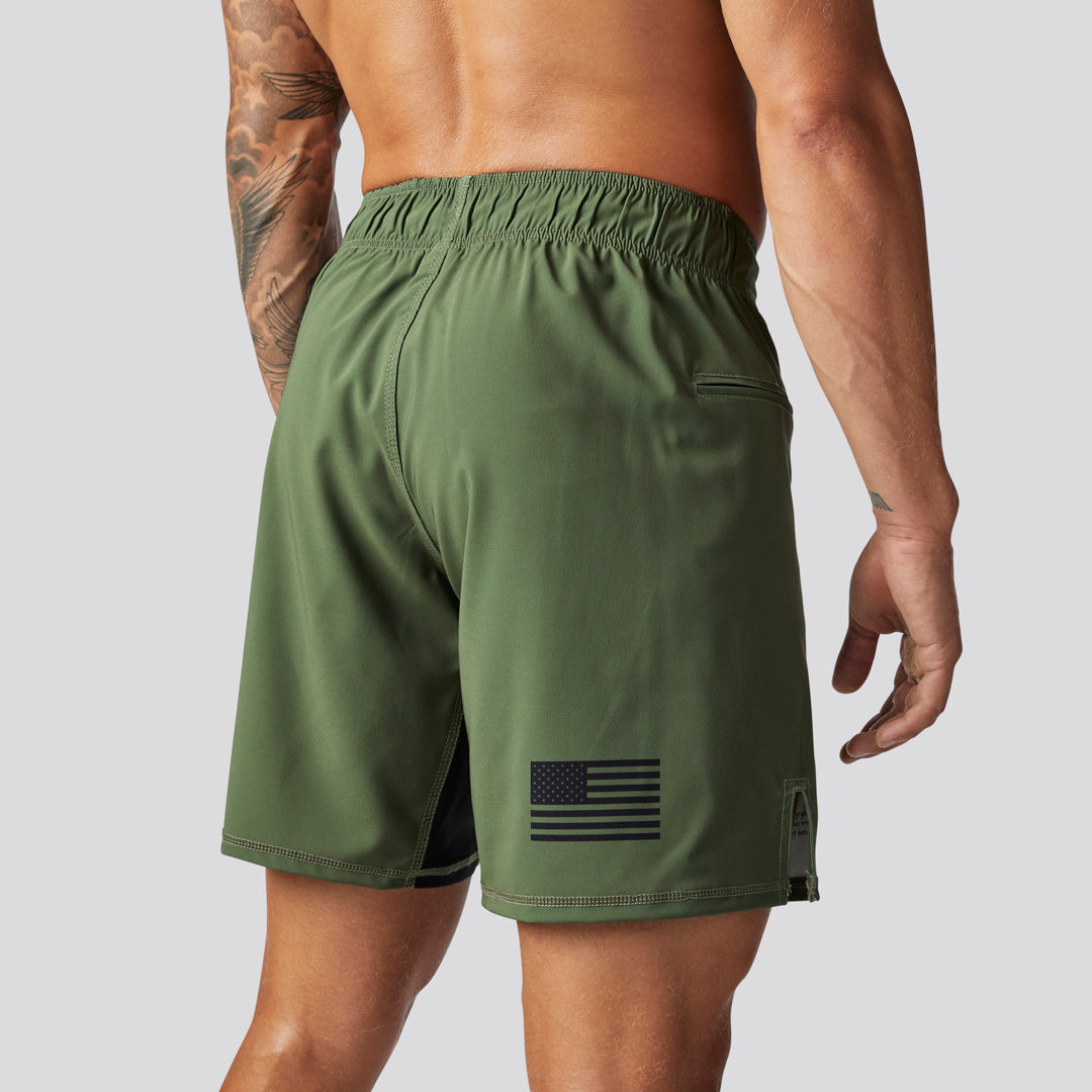 American Defender Short Velcro 3.0 (OD Green) - Image 3