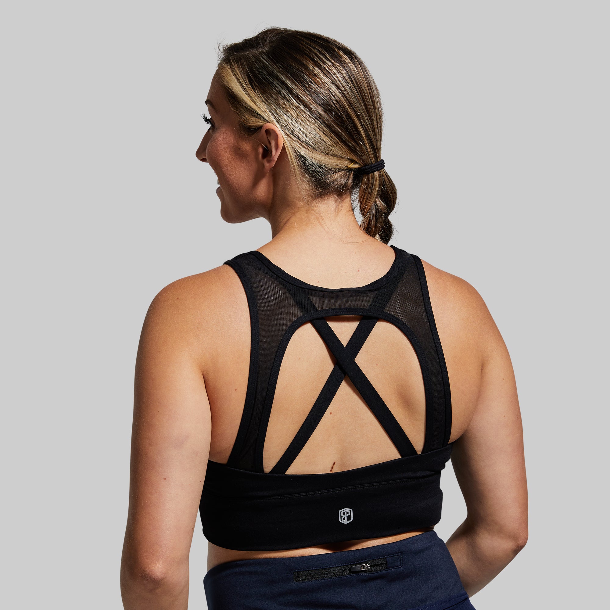 Milk and Muscles Nursing Sports Bra (Black) - Image 2