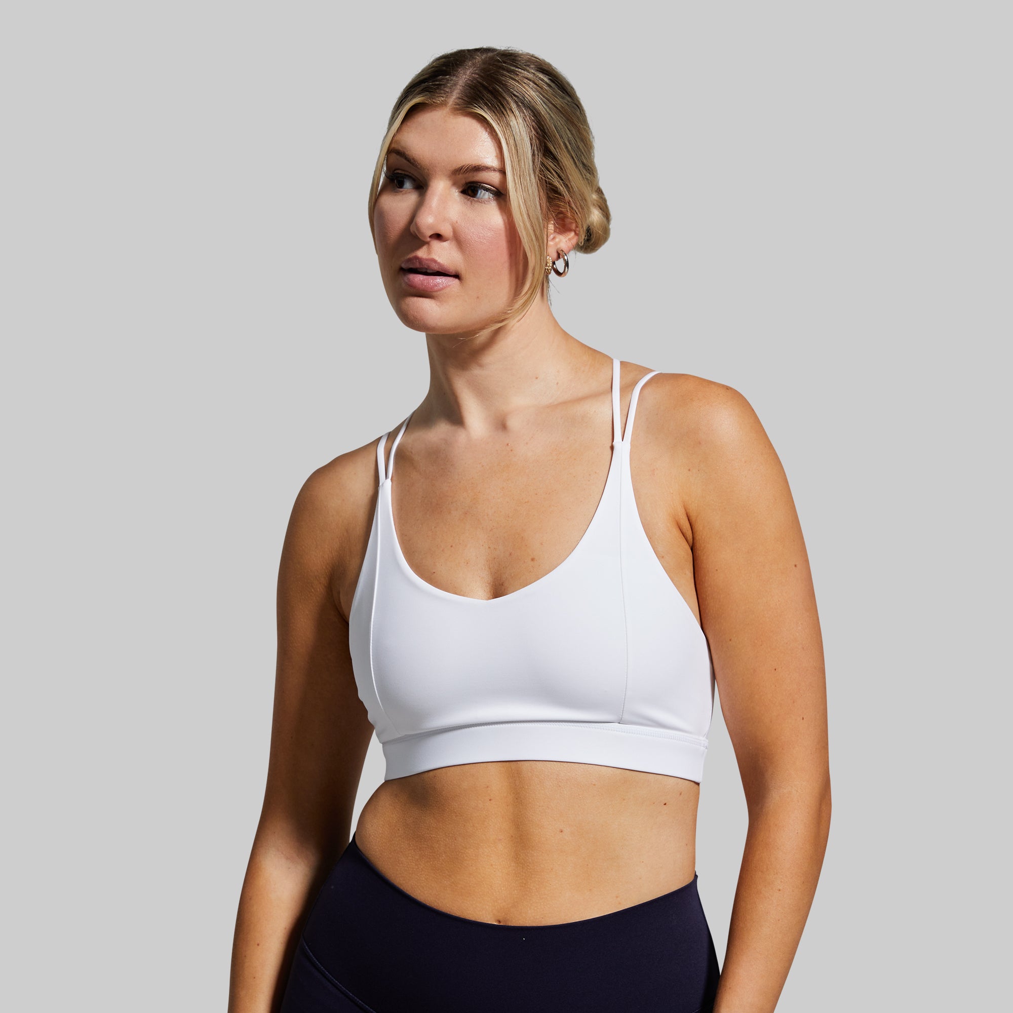 Exhale Sports Bra (White) - Image 2
