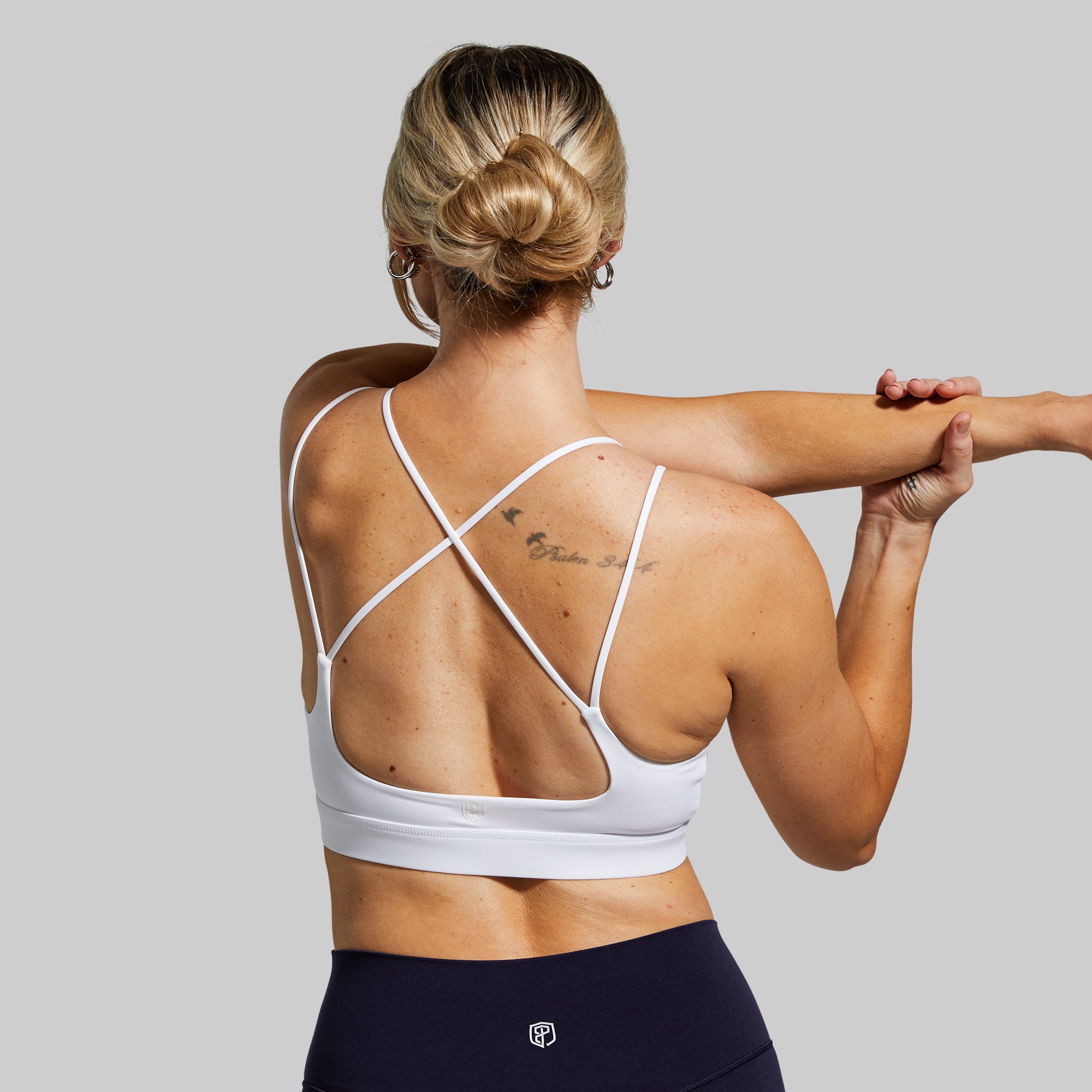 Exhale Sports Bra (White) - Image 3
