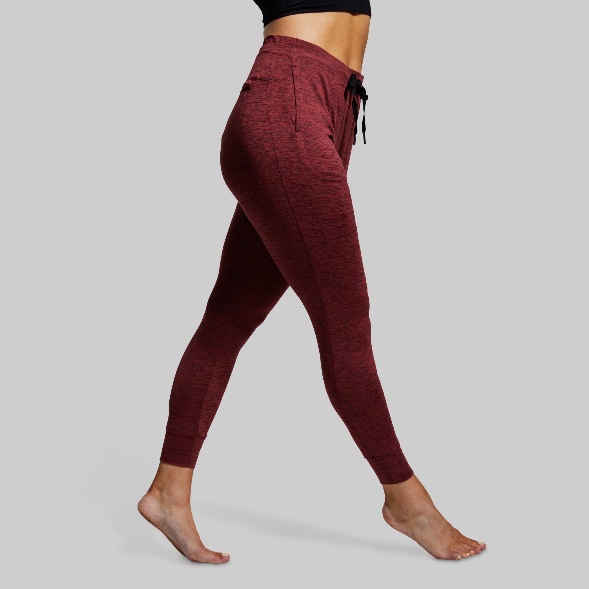 Women's Rest Day Athleisure Jogger (Maroon) - Image 2