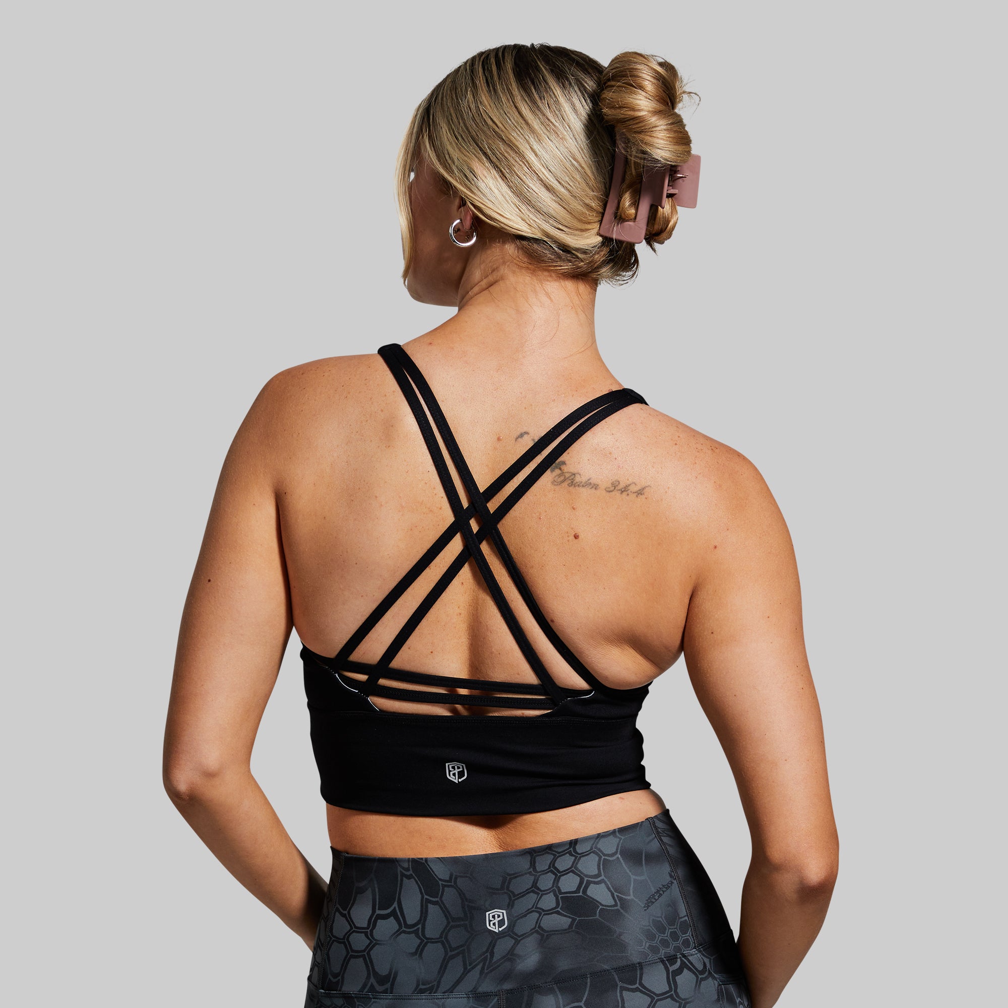 Crossfire Original Sports Bra (Black) - Image 3